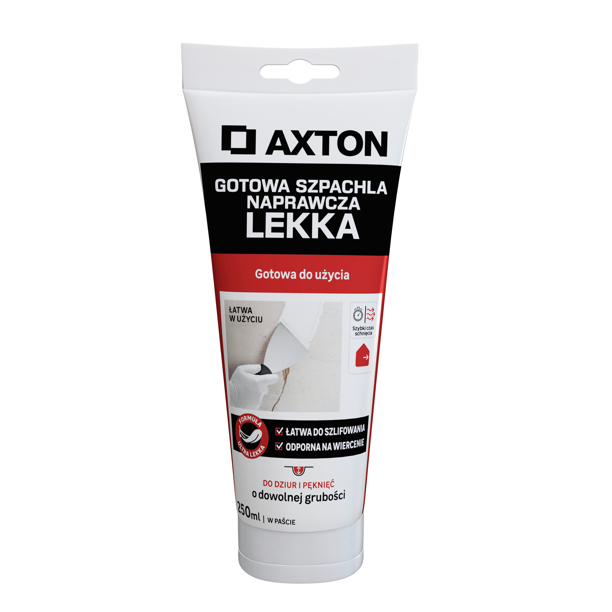 Szpachla naprawcza lekka 0.25 l Axton