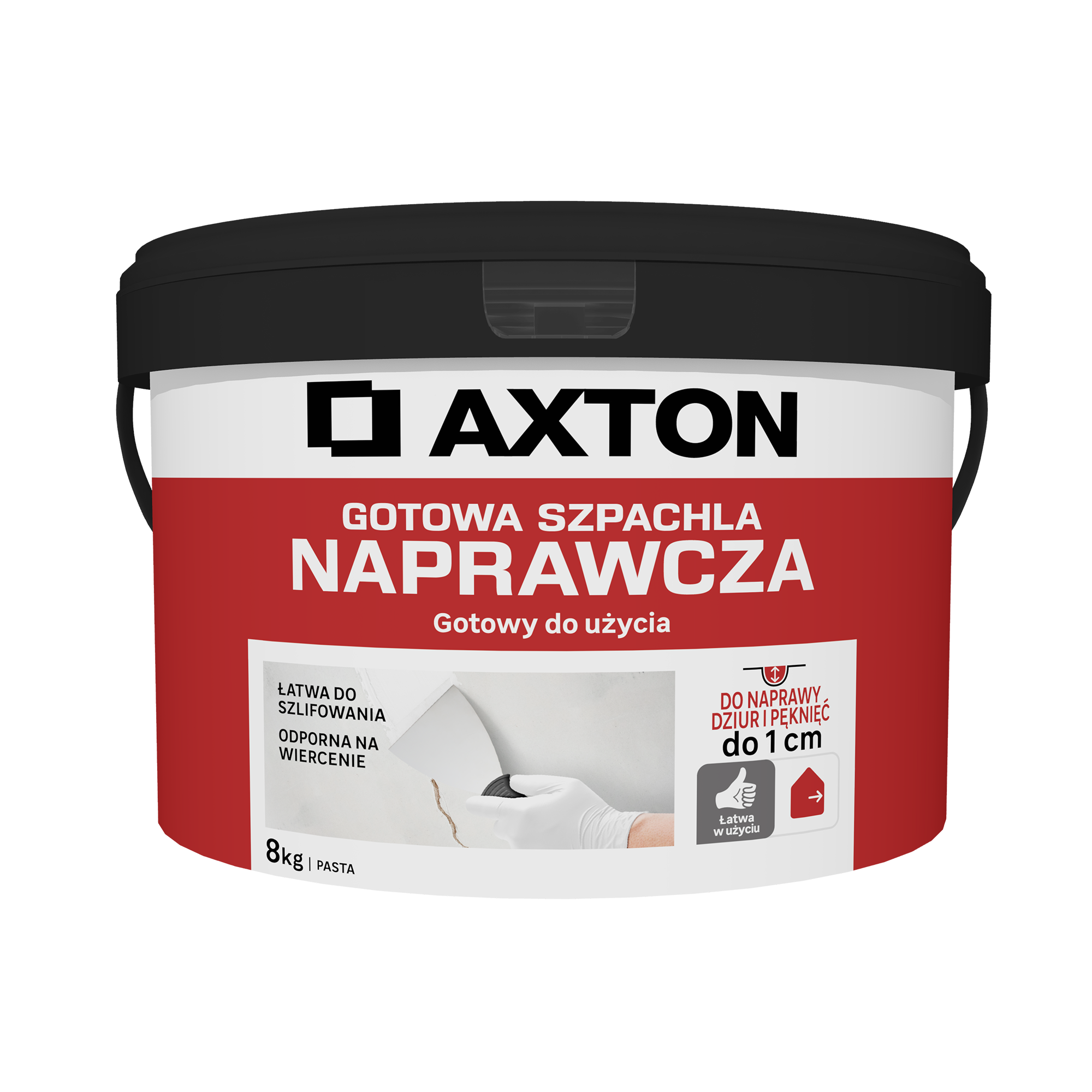 Szpachla naprawcza 8 kg Axton