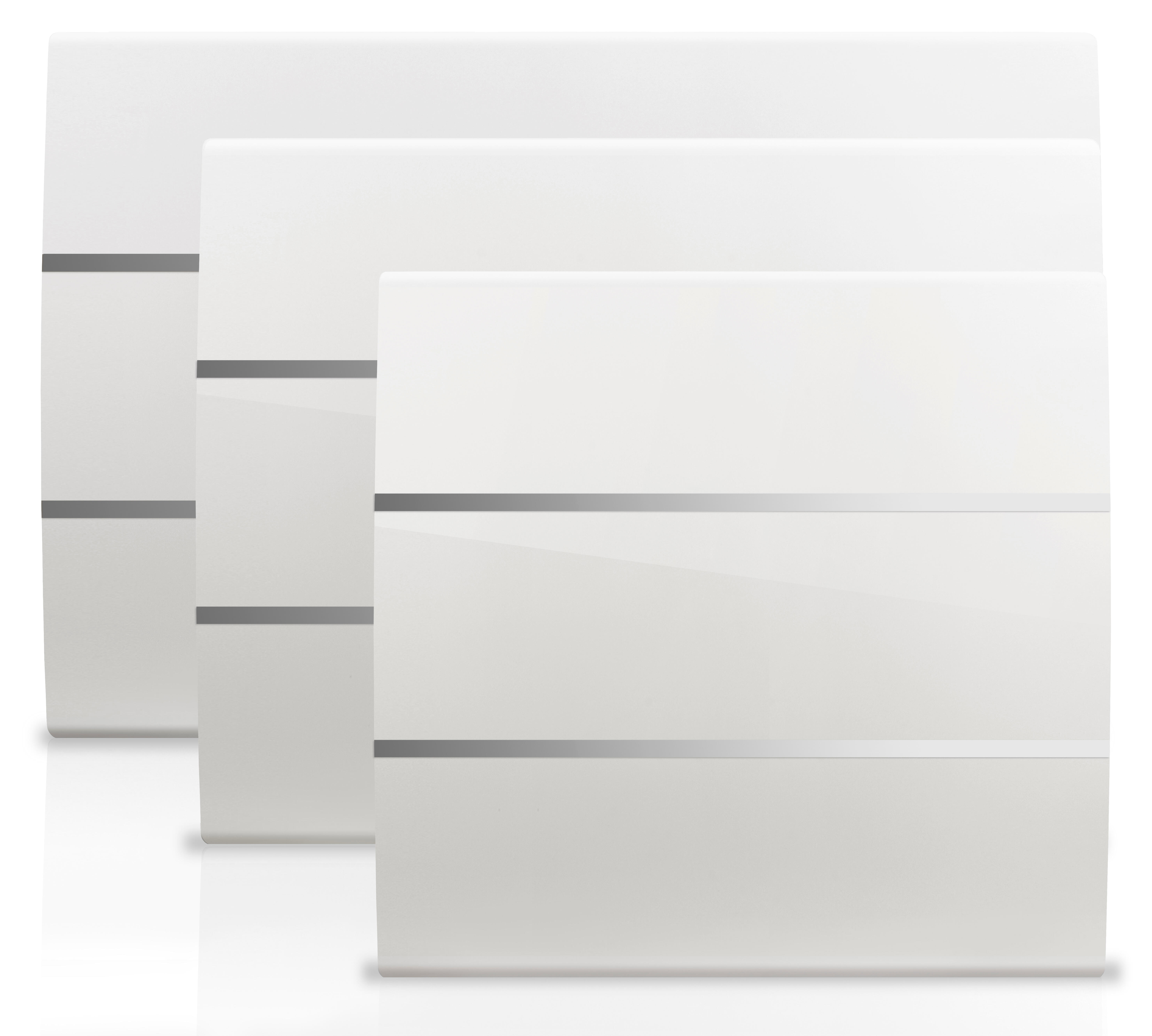 Radiateur électrique céramique 1000 W HJM Evelyn II horizontal blanc - 5