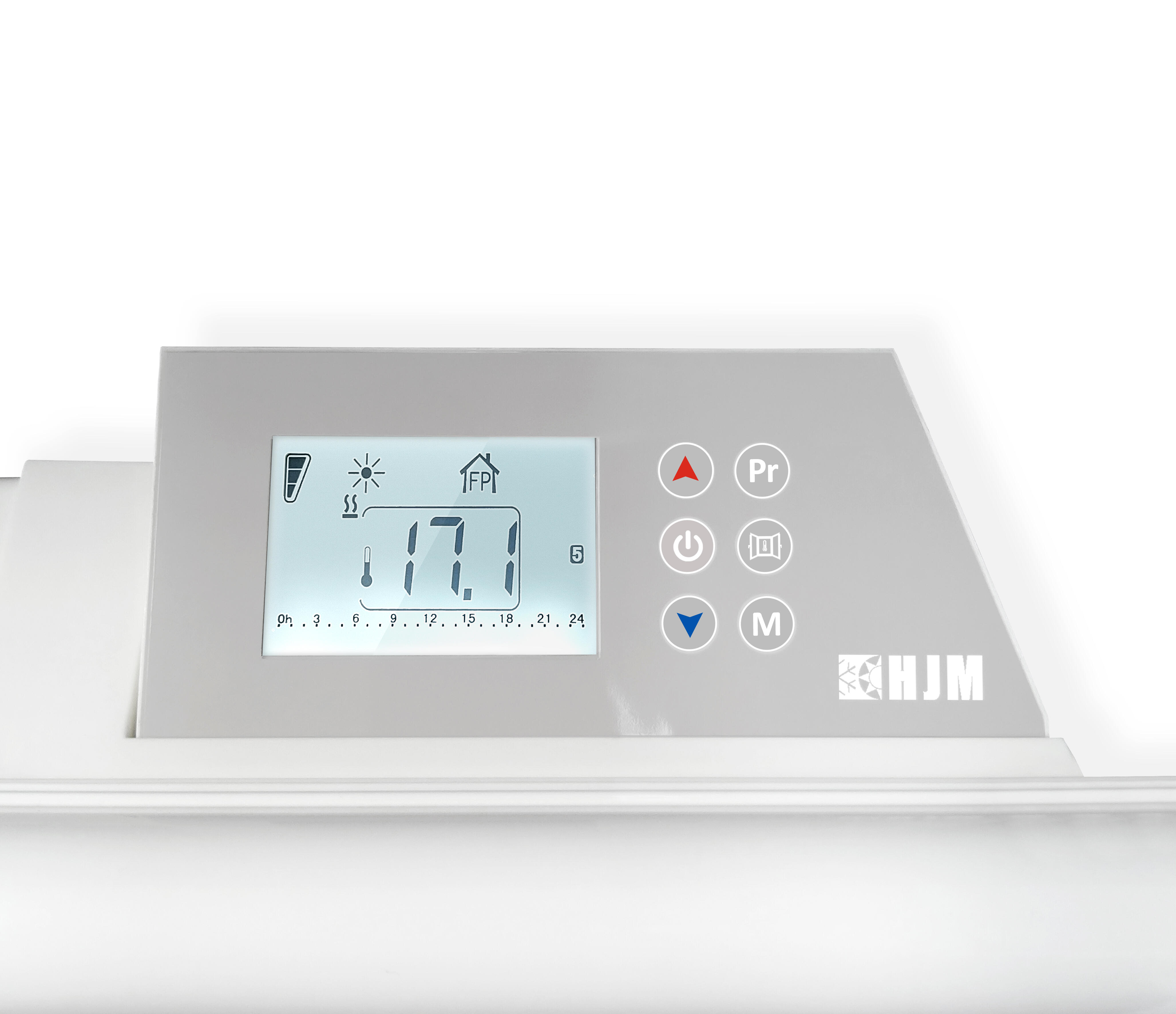 Radiateur électrique céramique 2000 W HJM Evelyn II horizontal blanc - 8