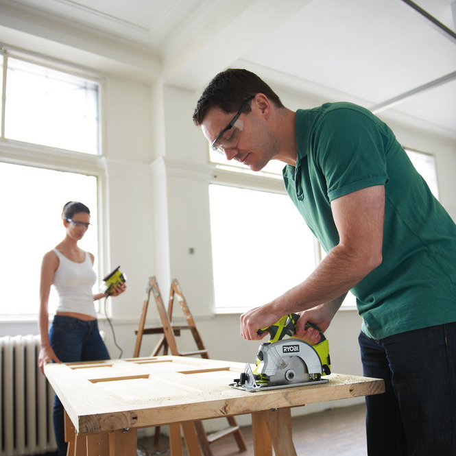 Scie circulaire sans fil RYOBI ONE+ RWSL1801M 18V, sans batterie - 9