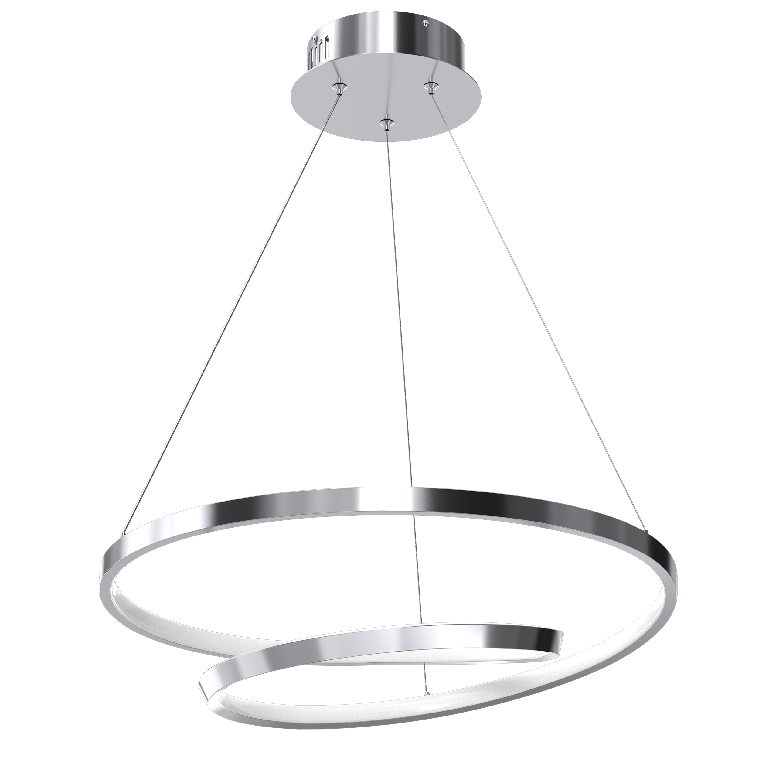 Lampa wisząca Lucero chrom LED Milagro