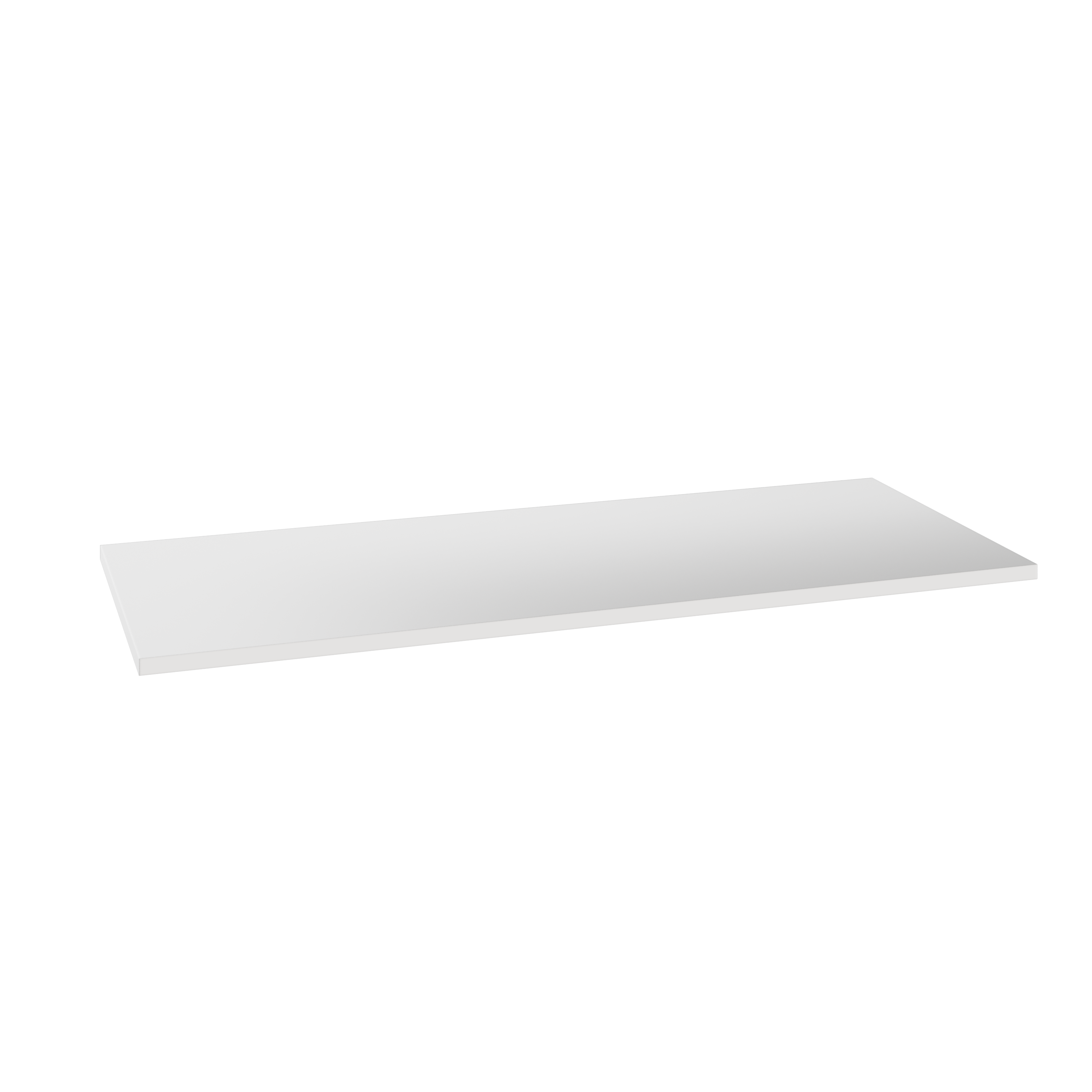 Półka prosta do korpusu 100 cm głębokość 45 cm biała