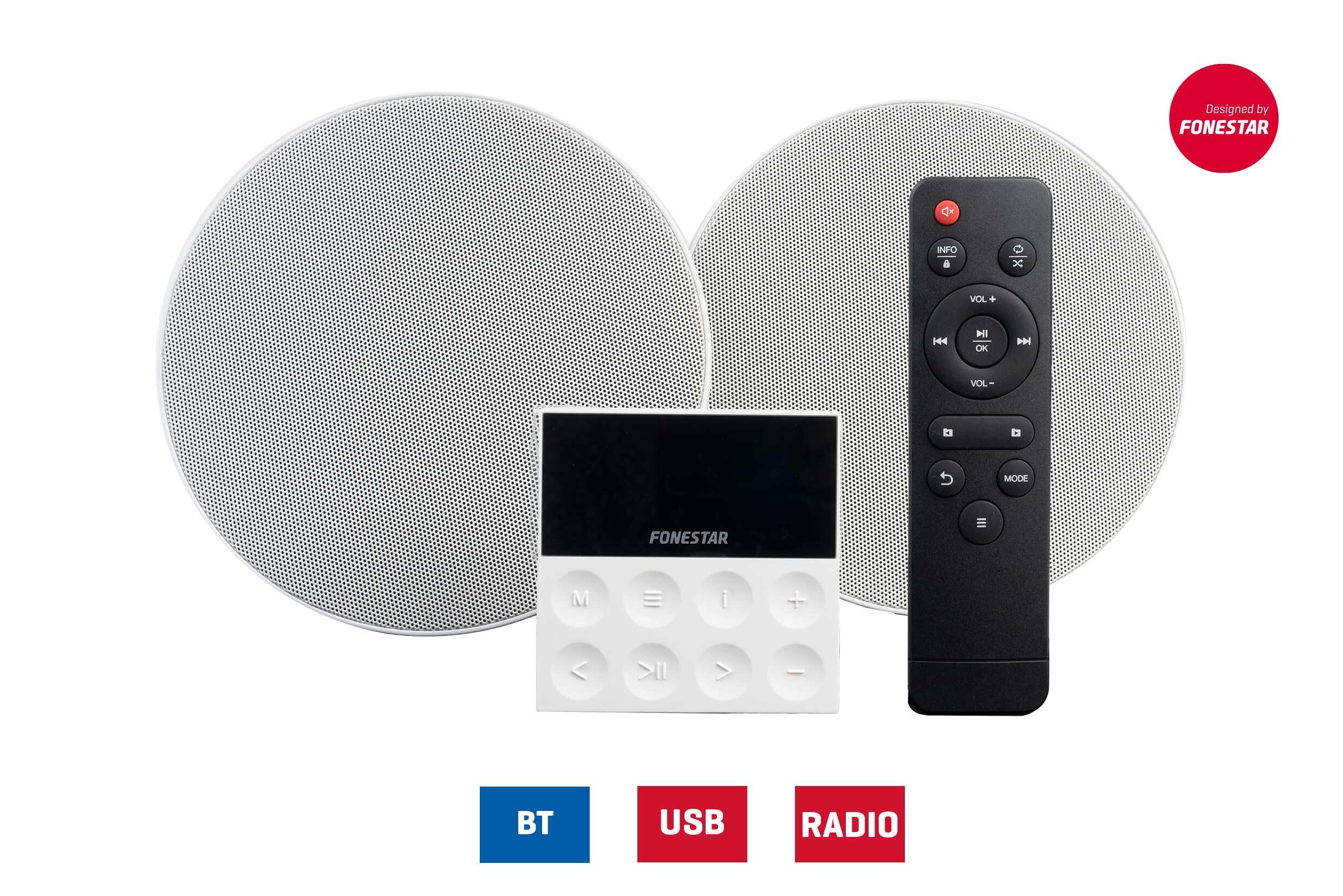 Kit de altavoces FONESTAR KS-Wall con conexión bluetooth - 3