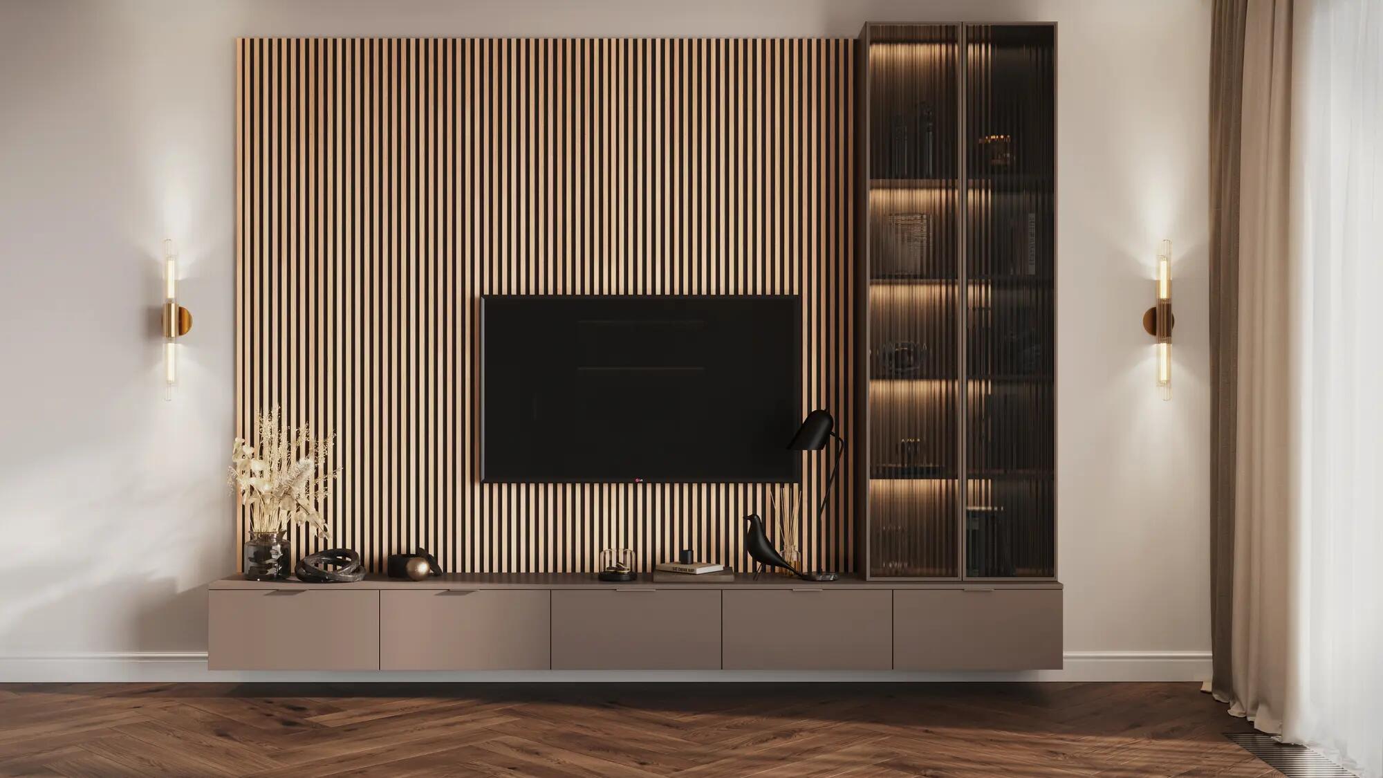 Panneau acoustique tasseau bois plaqué chêne clair ULTRAWOOD ...
