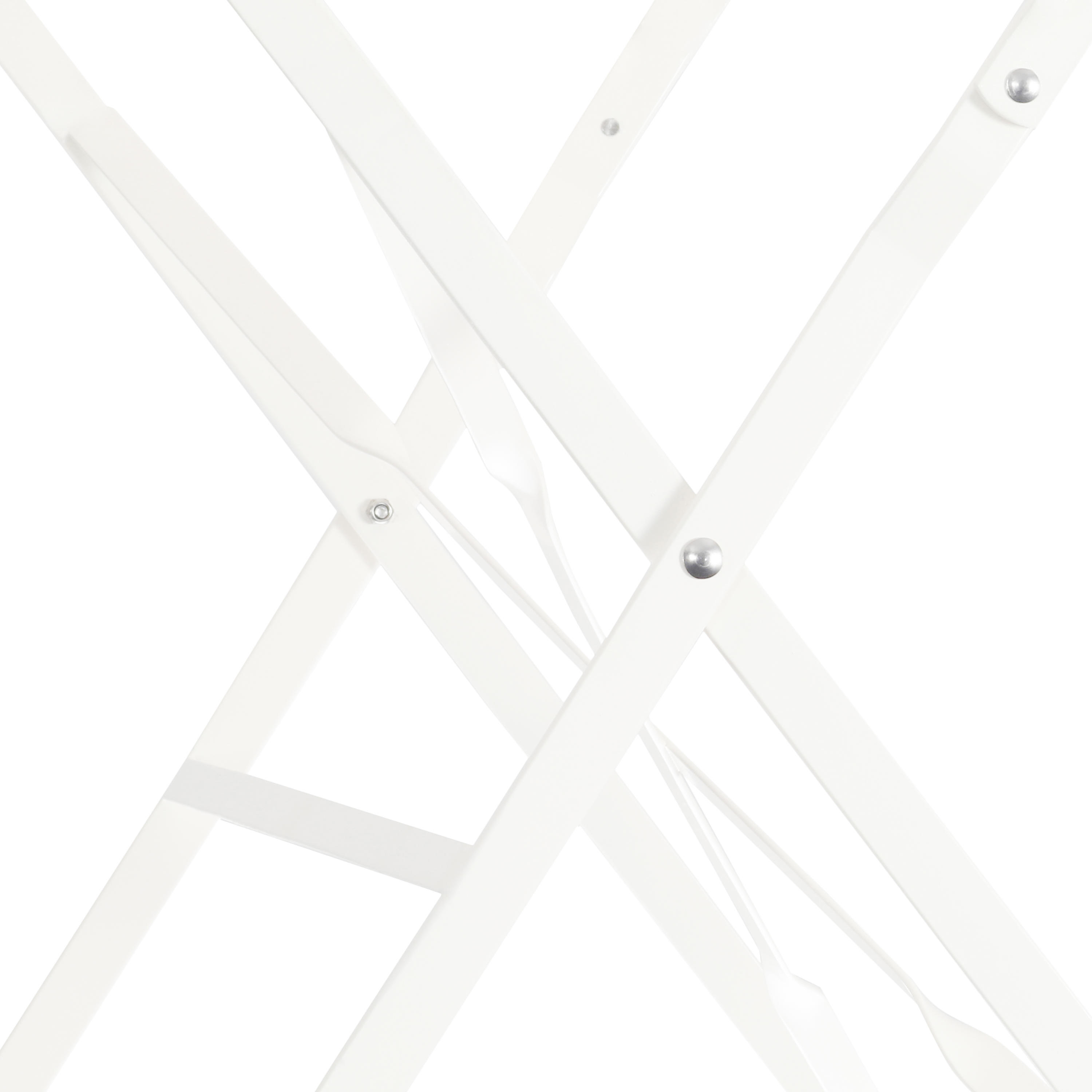 Table de jardin pliante NATERIAL Flora rond crème 2 personnes - 6