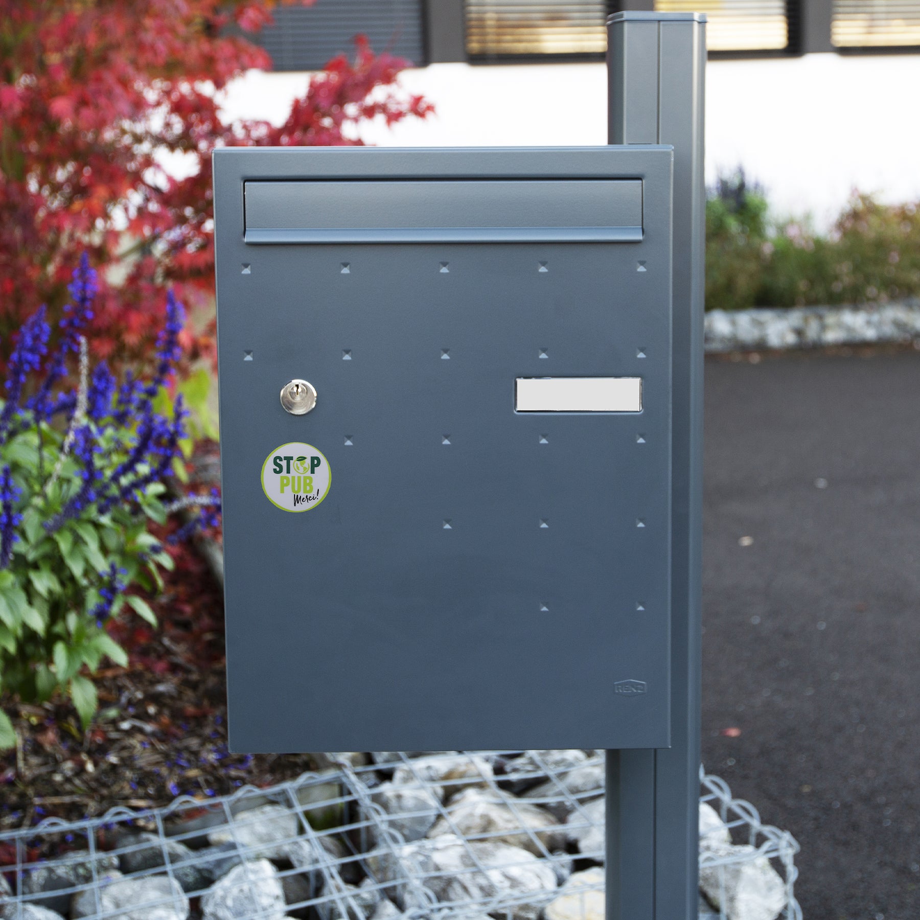 Sticker stop publicité H.5 x l.5 x P.0 cm RENZ, vert - 2