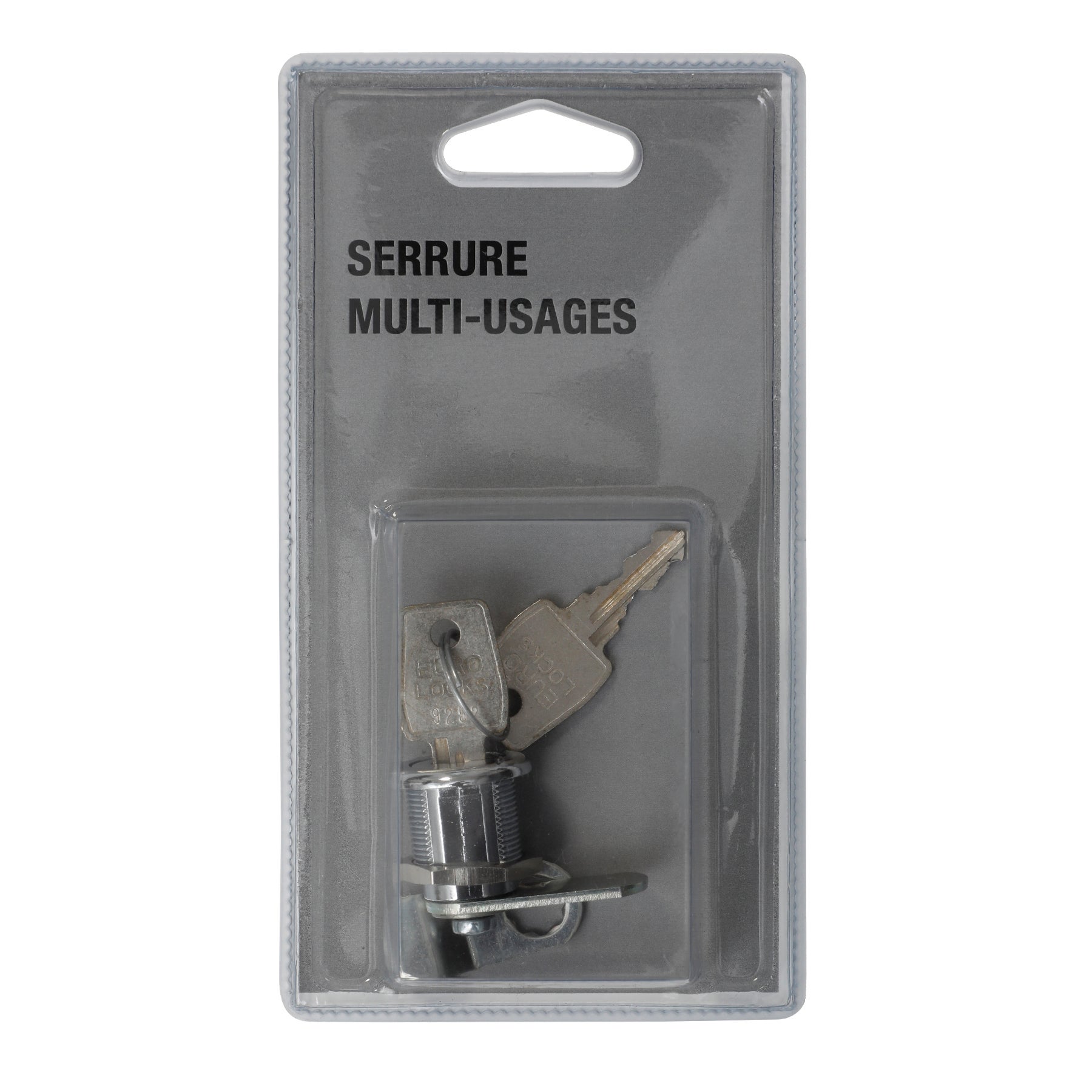 Serrure multi-usages RENZ, H.3 x l.3 x P.4 cm - 2