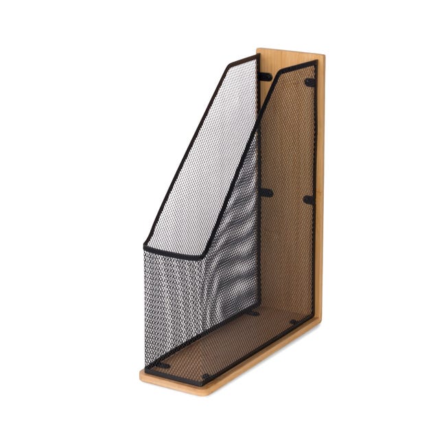 Porte Document Sur Roue Porte documents Wayne noir et imitation bois | Leroy Merlin