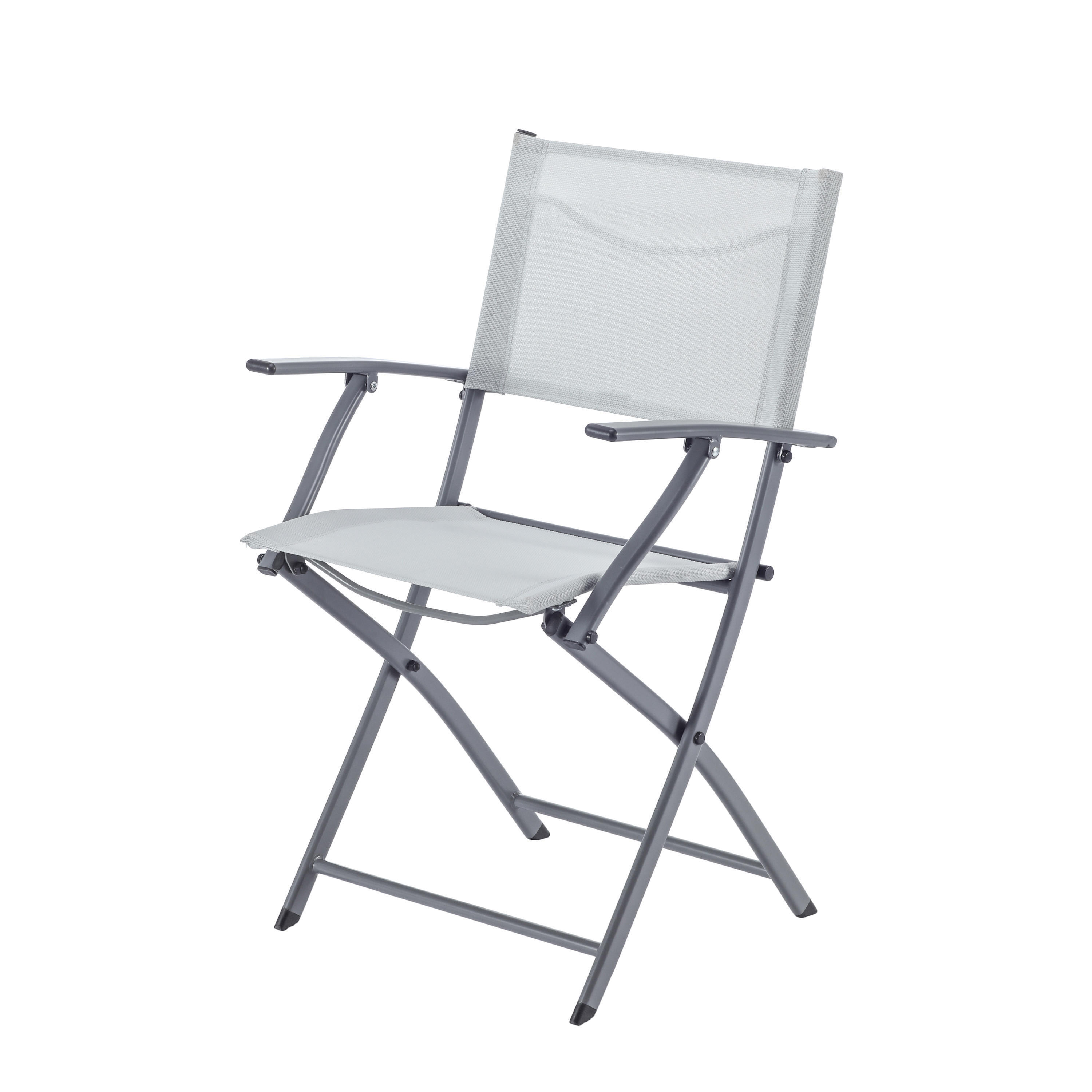 Fauteuil de jardin NATERIAL Emys en acier gris - 6