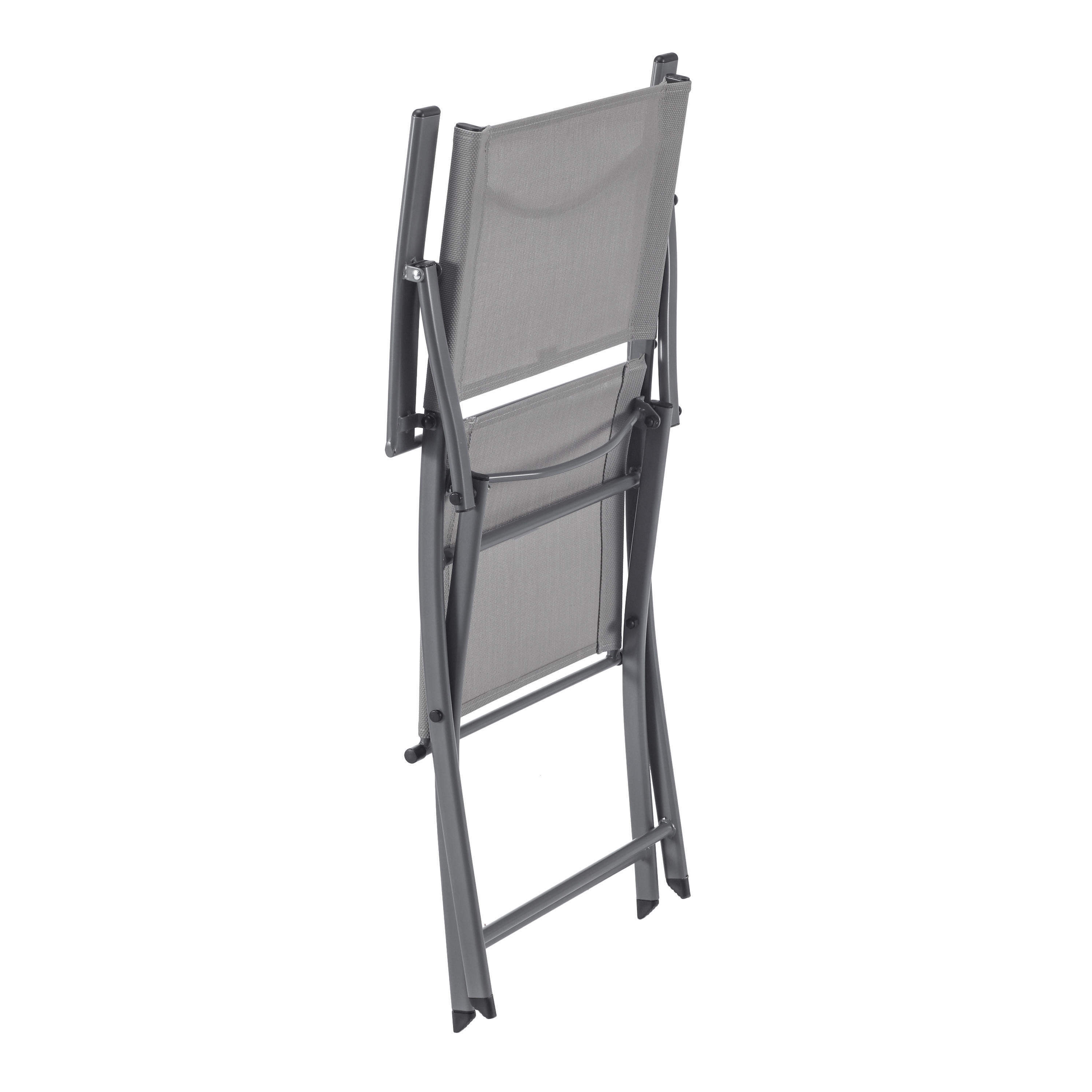 Fauteuil de jardin NATERIAL Emys en acier taupe - 4