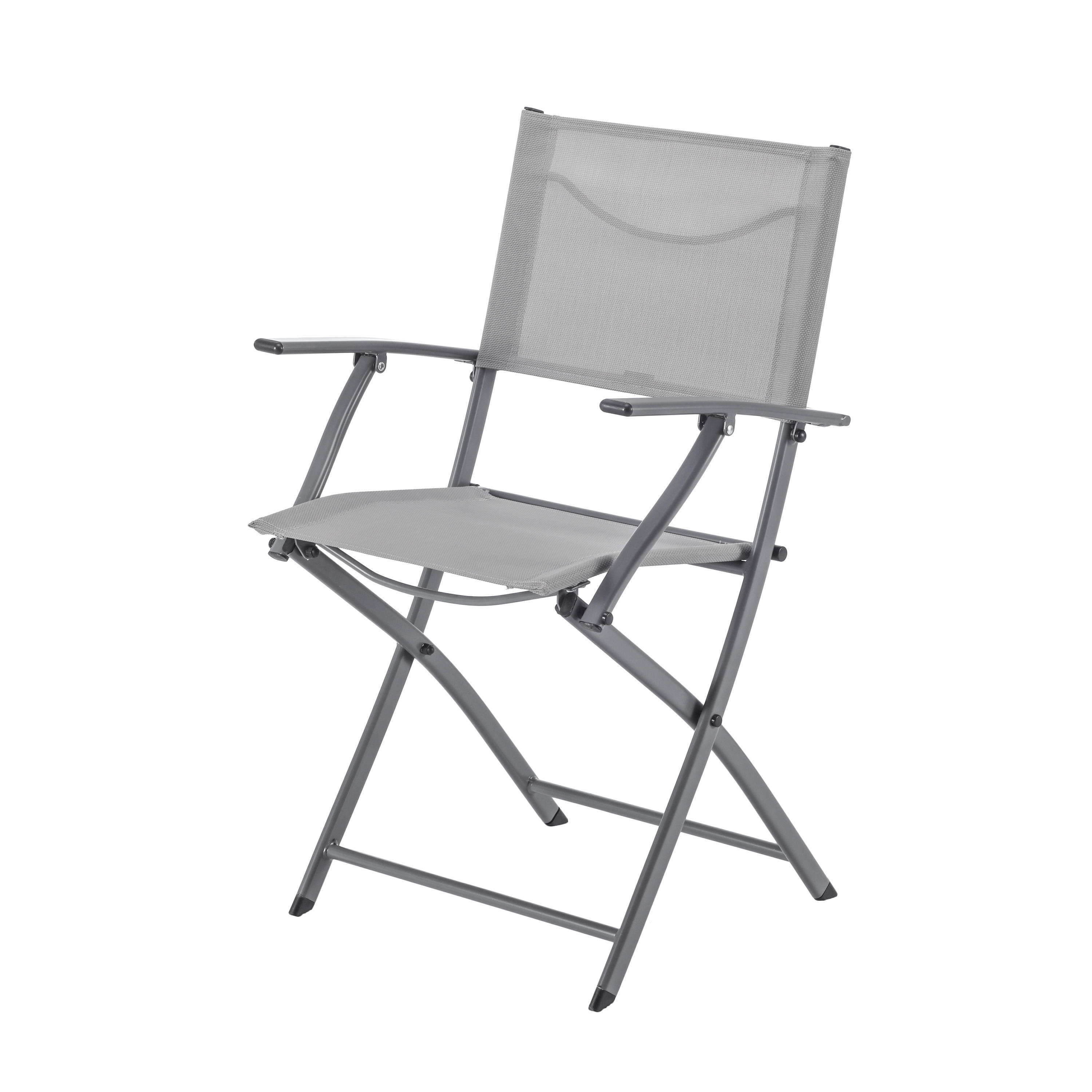 Fauteuil de jardin NATERIAL Emys en acier taupe - 3