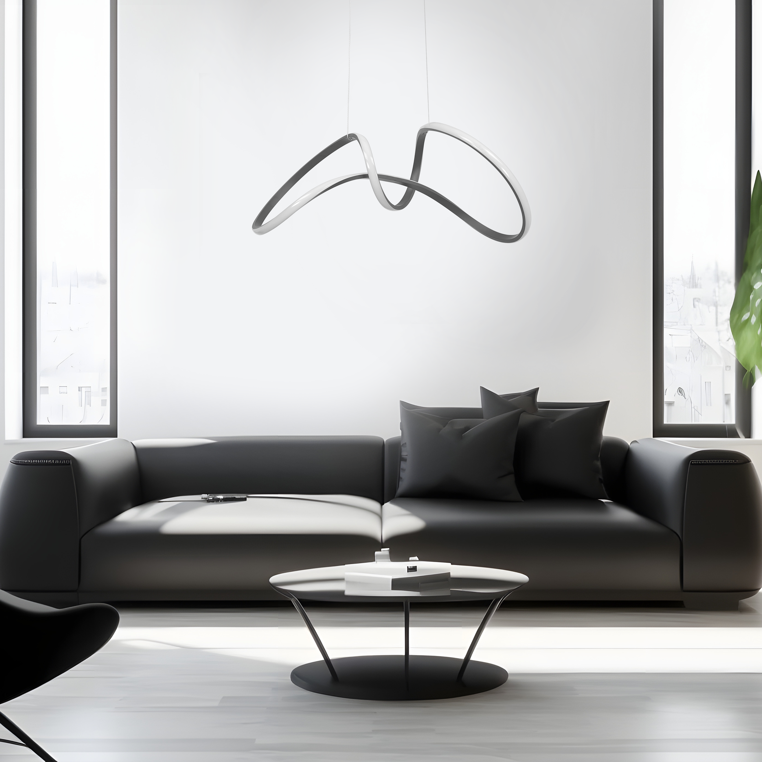 Lampa wisząca Tesoro chrom LED Milagro - 3