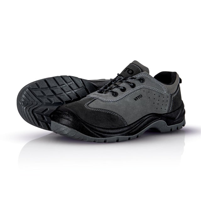Sapatos de segurança em camurça cinza S1PN T39 Vito Genes