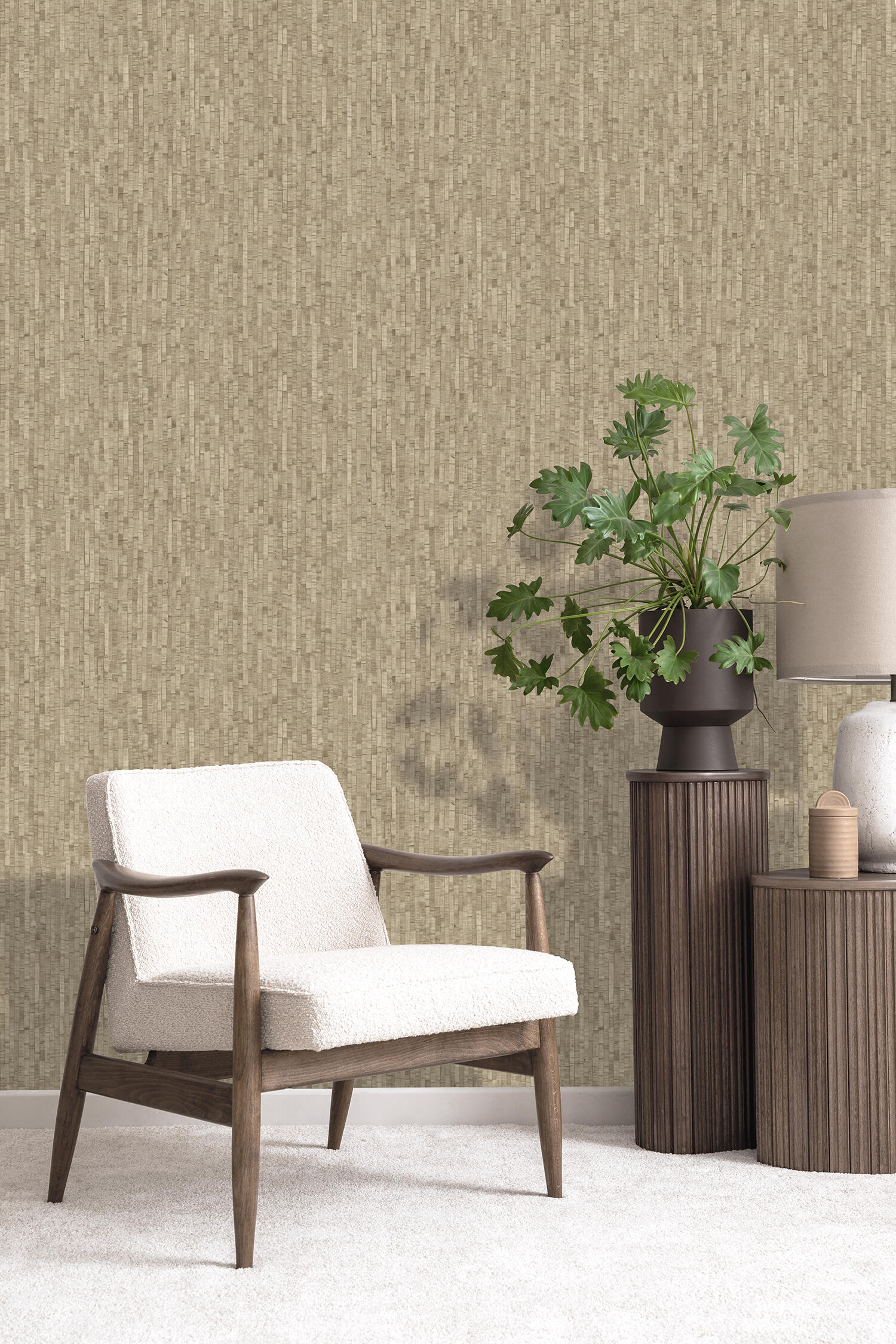 Papier peint intissé Nomade paille beige Leroy Merlin — free download