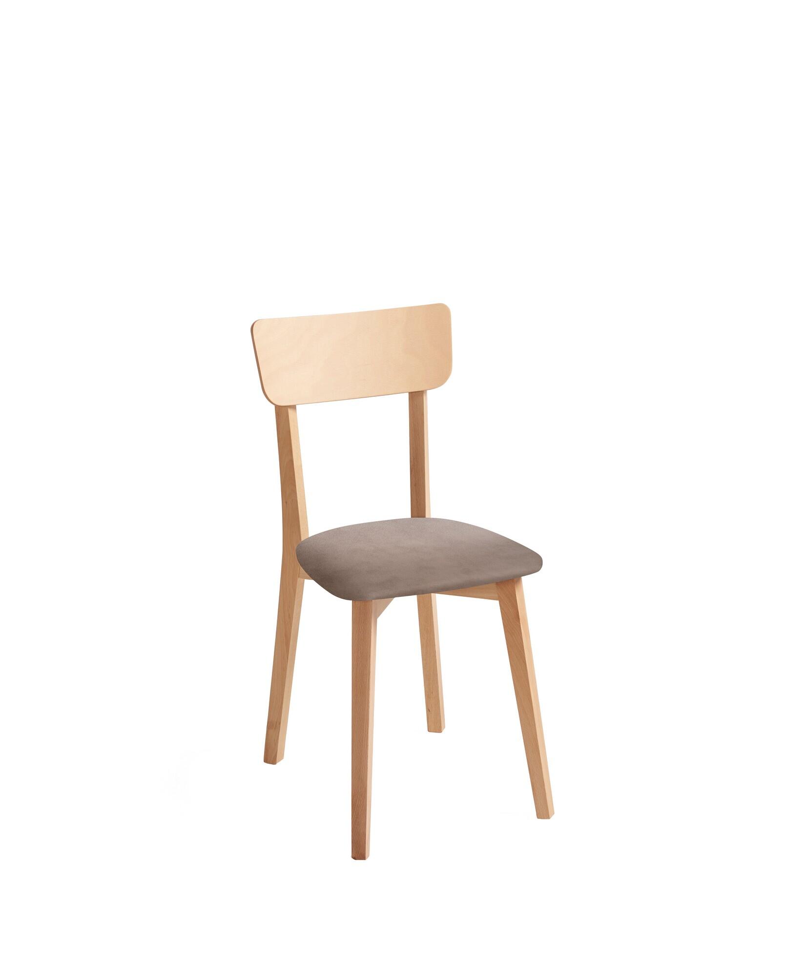 Silla de cocina zaida de madera marrón 40x87x40cm