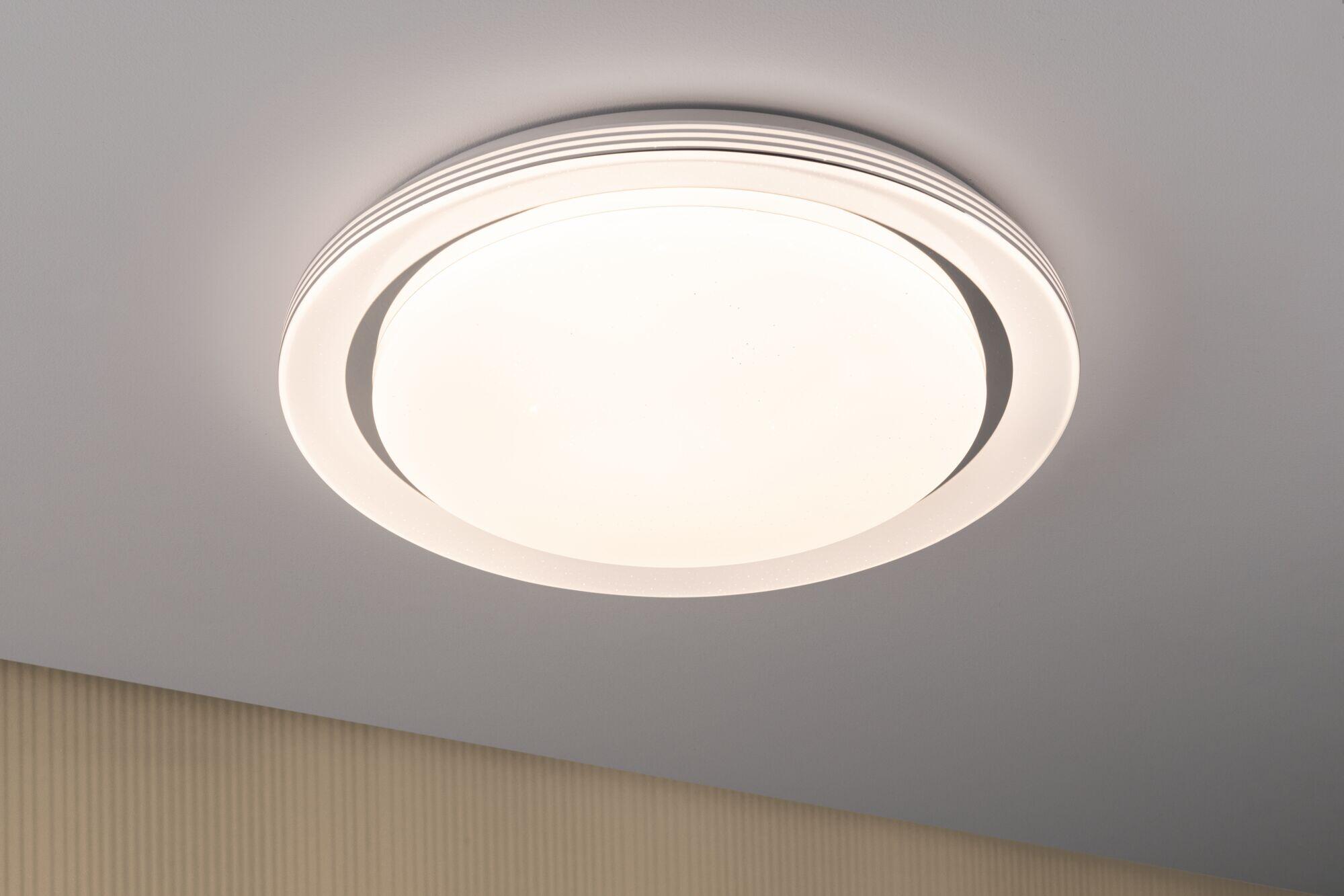 Plafonnier, plastique blanc led intégrée RGB, D.48.5 cm EntertainLED PAULMANN - 3