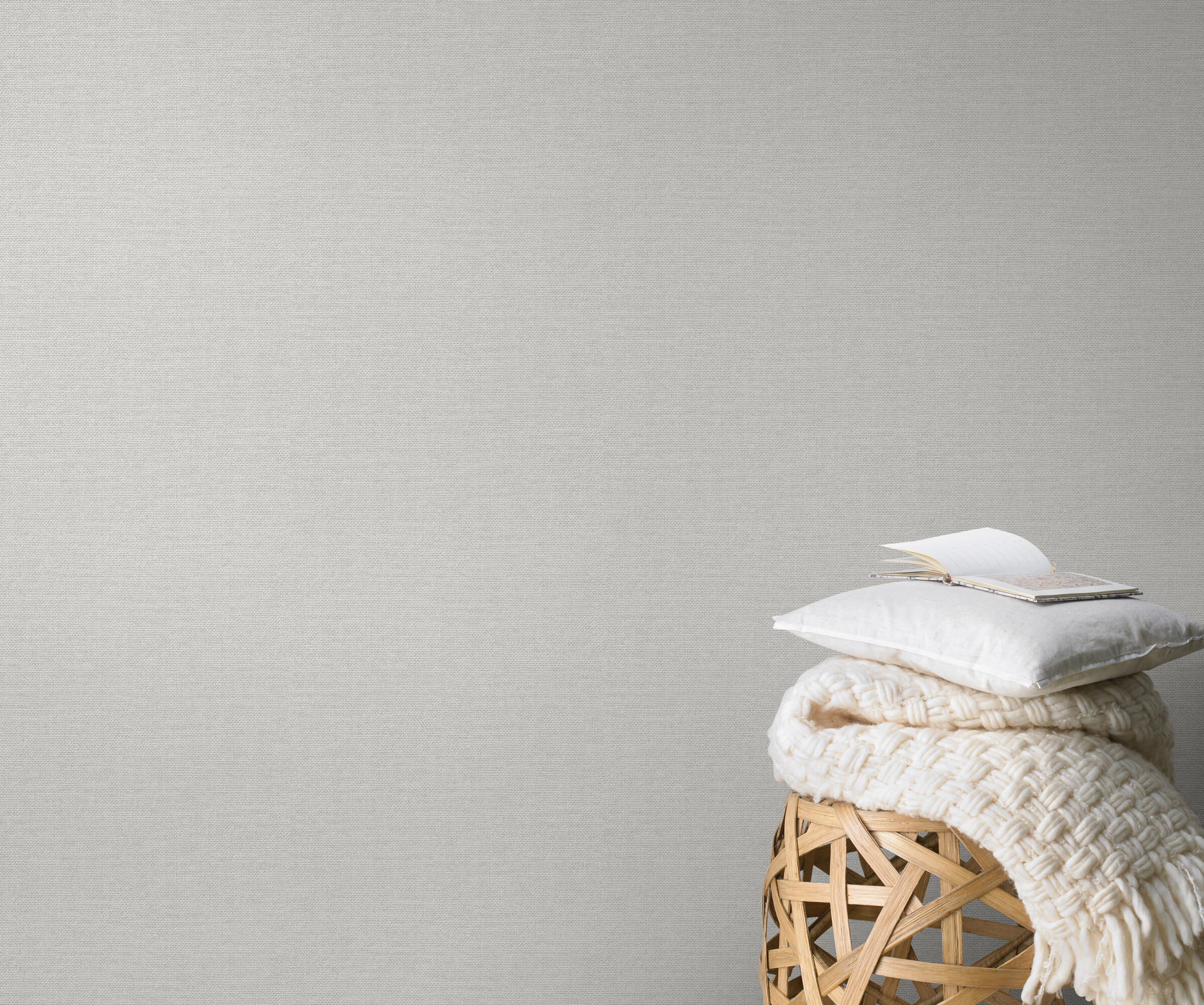 Papel pintado vinilo liso practik 654134 gris