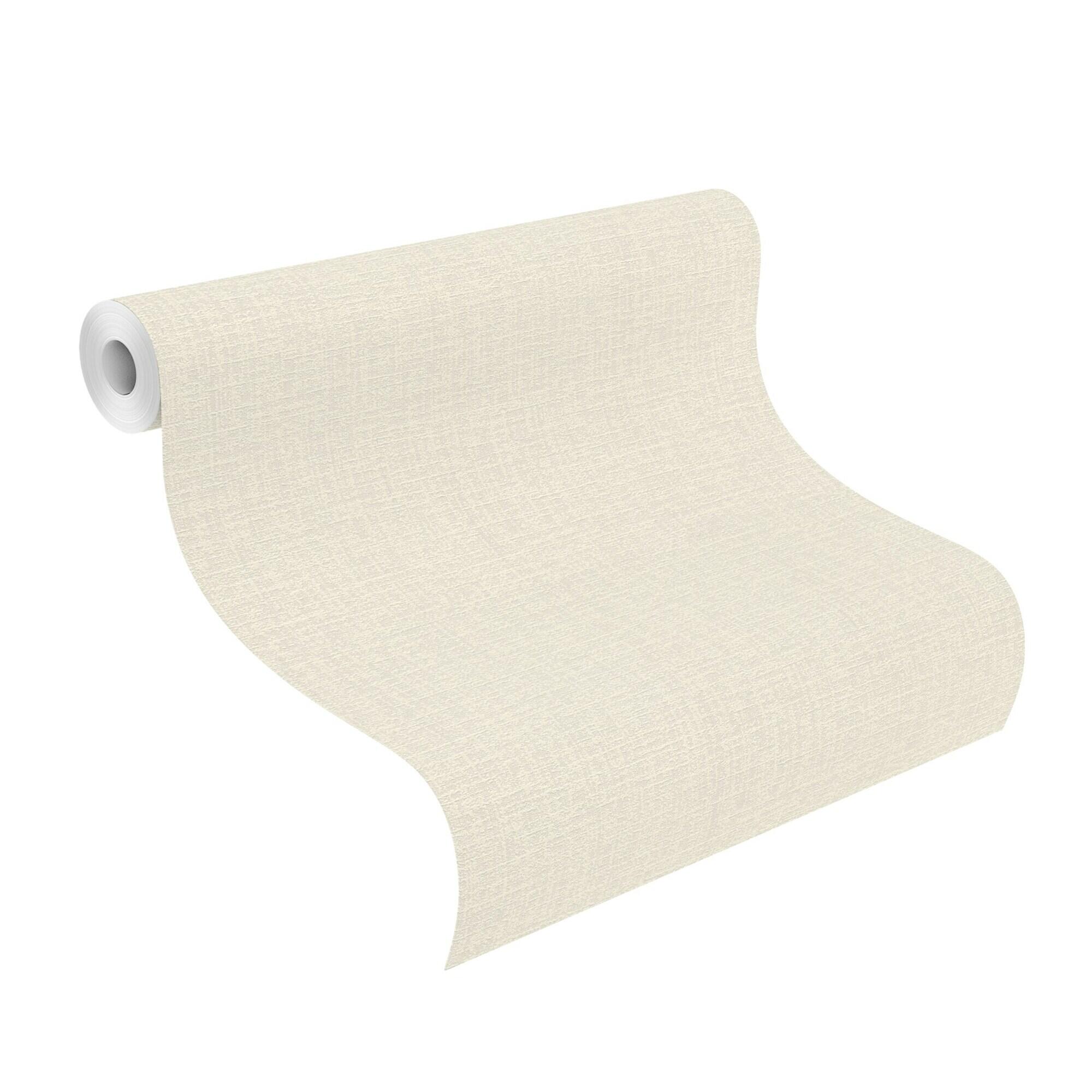 Papel pintado vinilo liso practik 653731 blanco