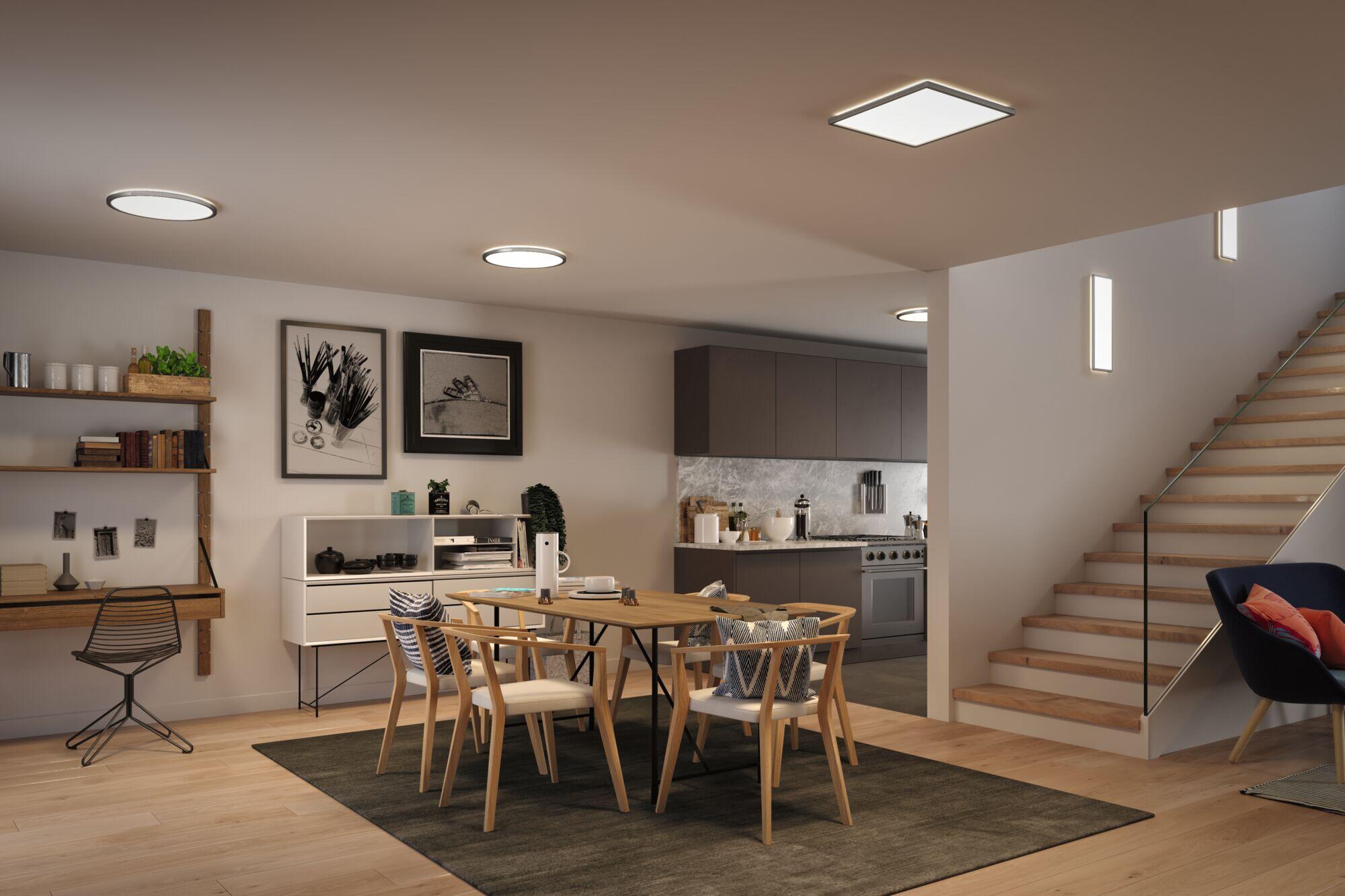Panneau LED Atria 20x58 cm, blanc neutre, chrome PAULMANN - 7