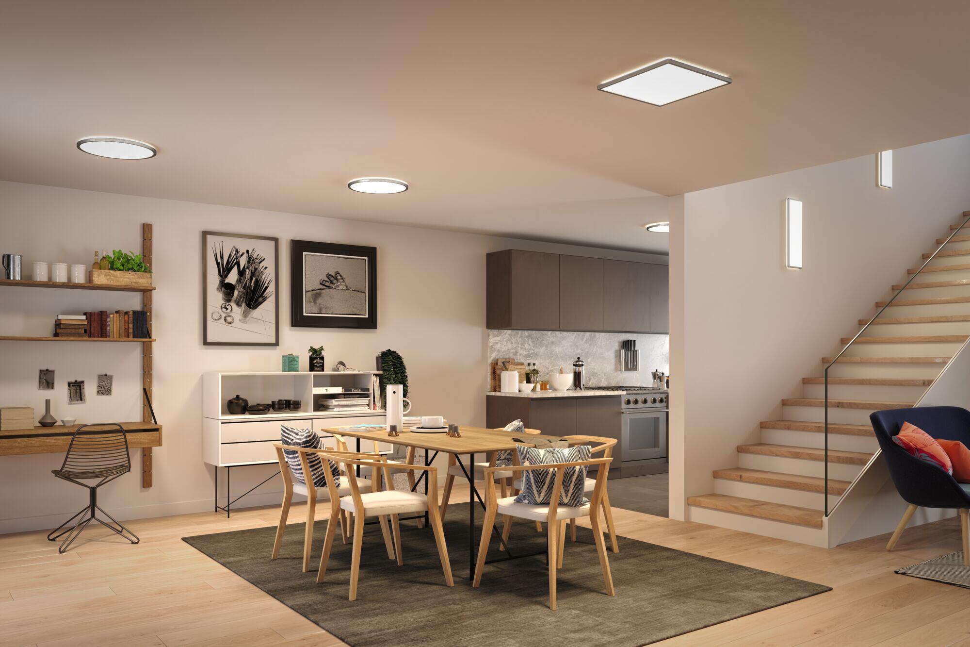 Panneau LED Atria 20x58 cm, blanc neutre, chrome PAULMANN - 6