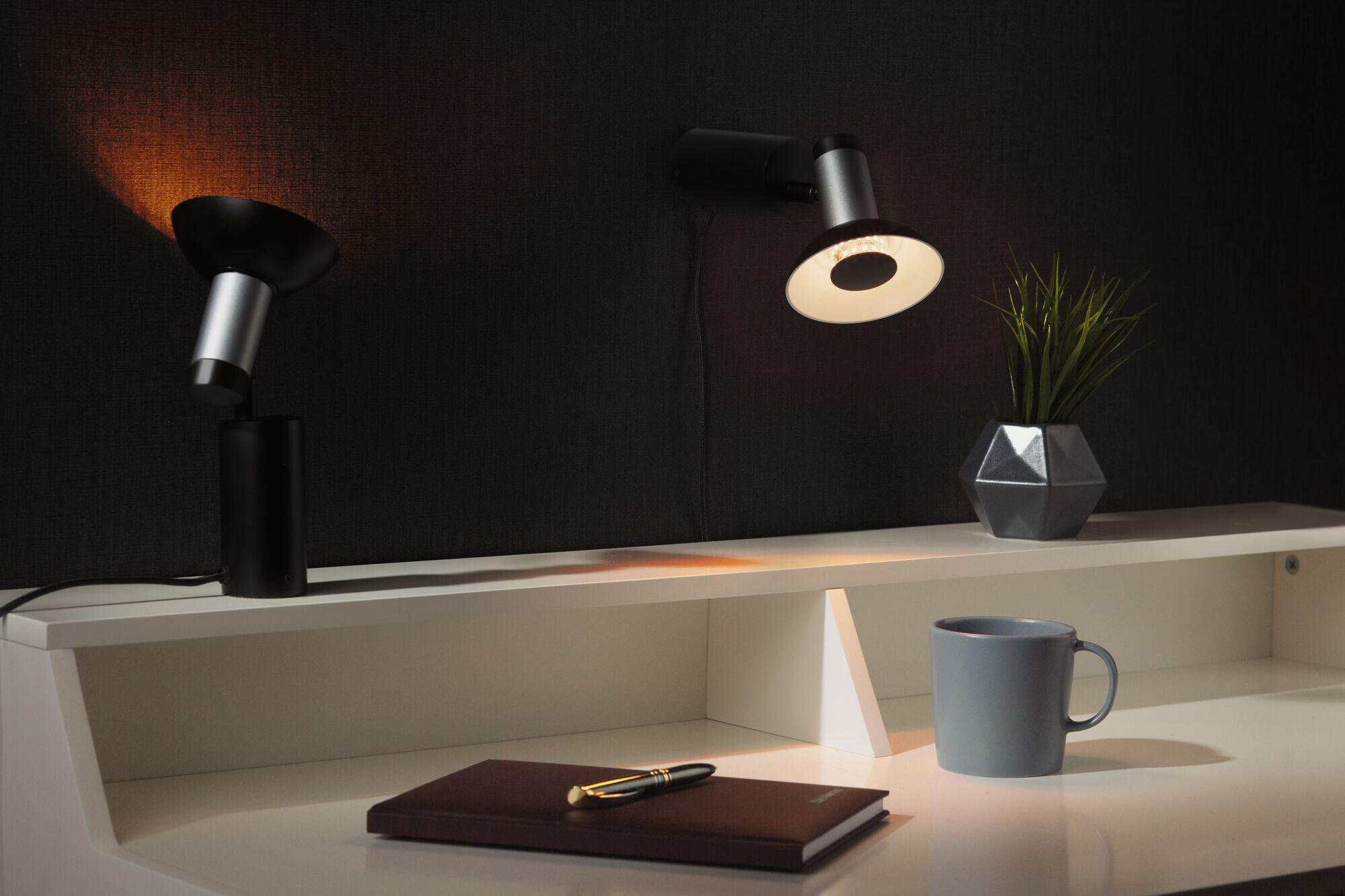 Lampe 79521, acier, noir, H.16.4 cm, GU10 - 2