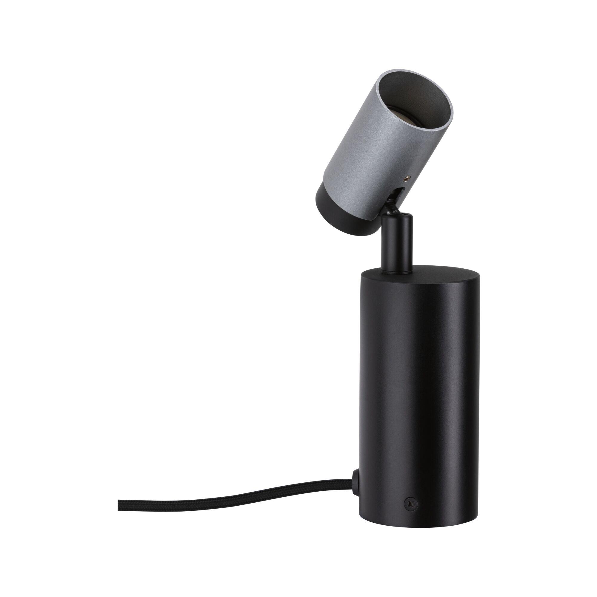 Lampe 79521, acier, noir, H.16.4 cm, GU10 - 4