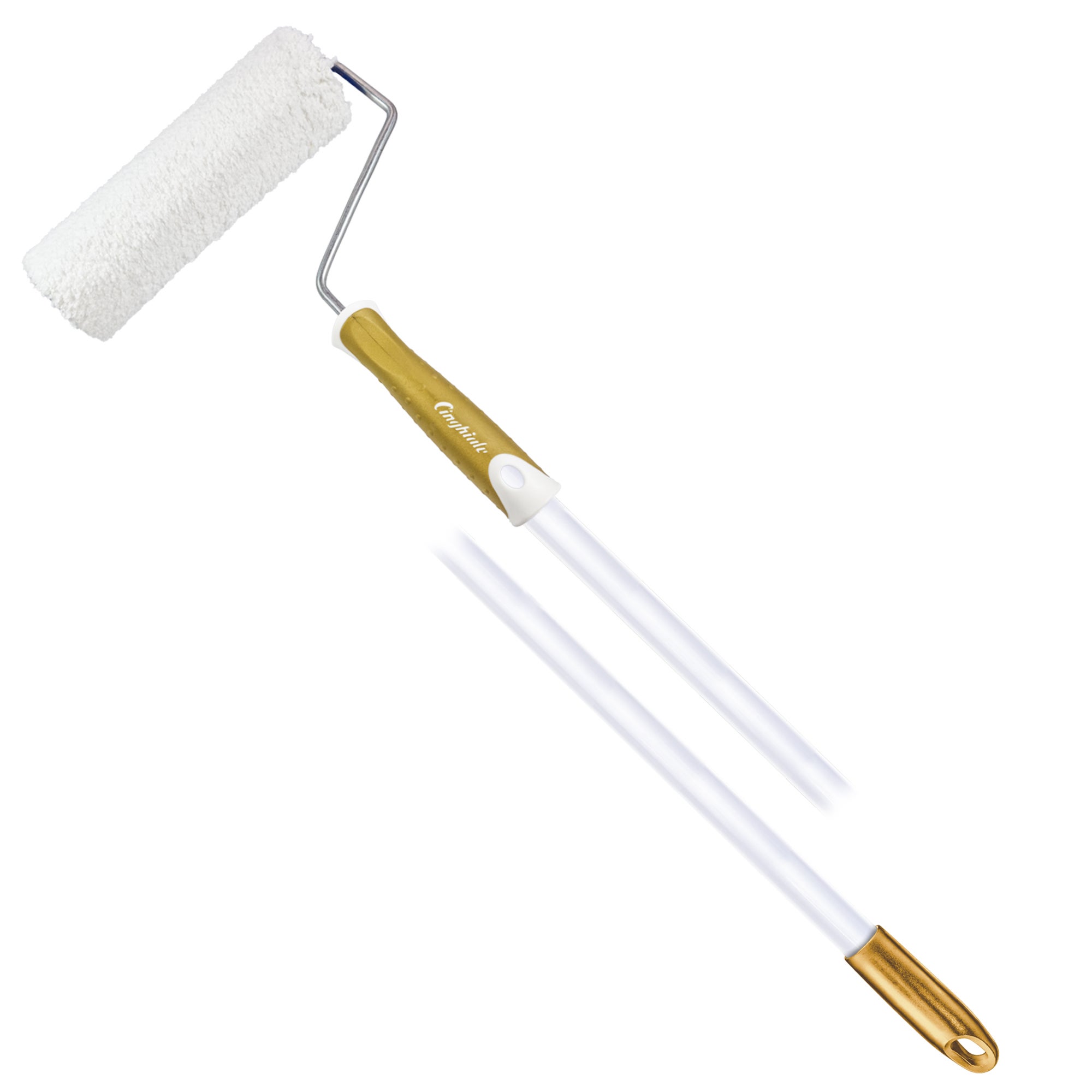 Pennello A Rullo Da 30 Cm Con Manico In Plastica - Per Pittura Murale, Estendibile E Pratico - Foto 2