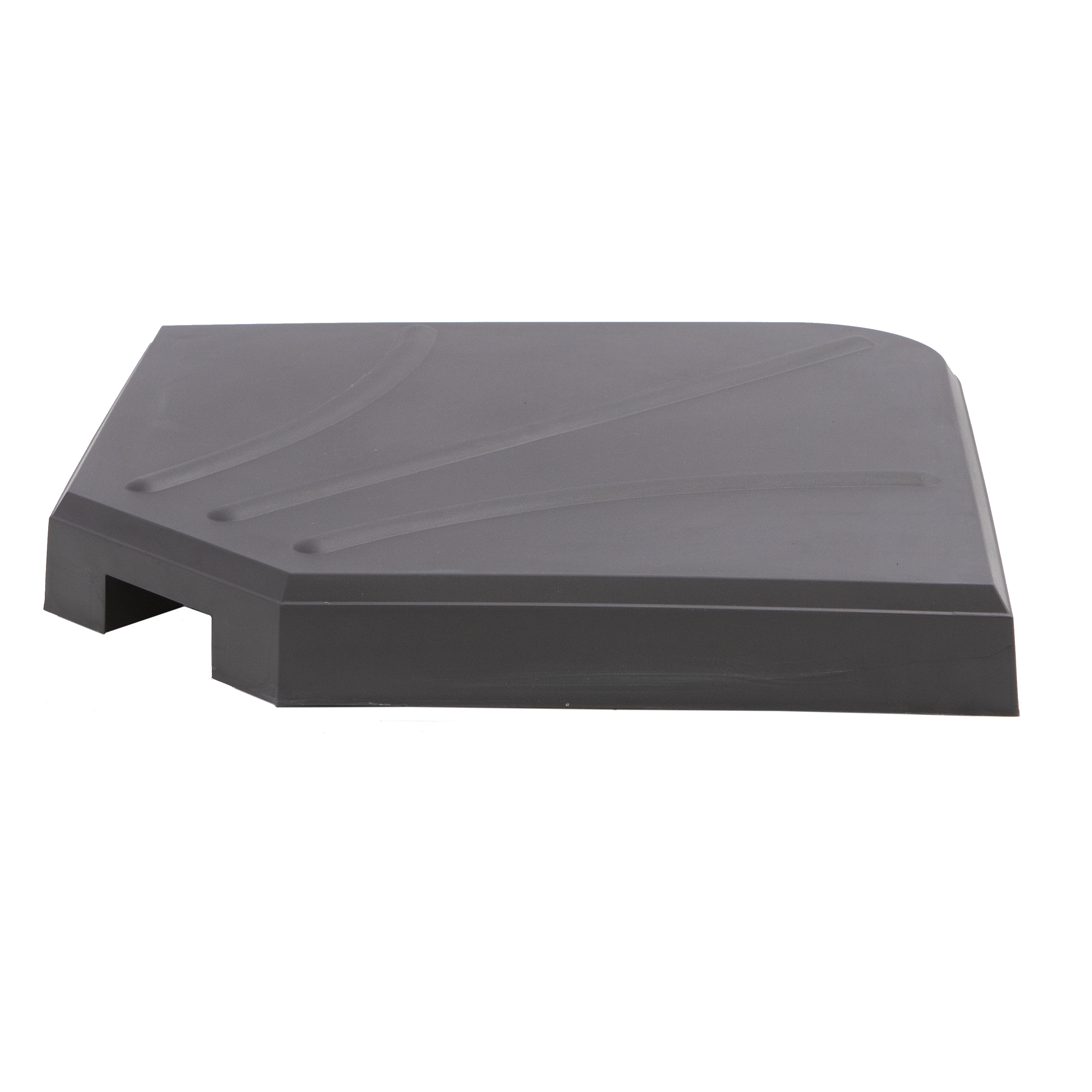 Base para chapéu-sol 1/4 25 kg 48x48 cm antracite Naterial - 5