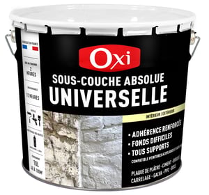 Sous-couche universelle OXI blanc 10 L Leroy Merlin Les bons plans des petits projets avant l'été