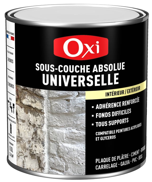 Sous-couche universelle OXI blanc 0.5 L