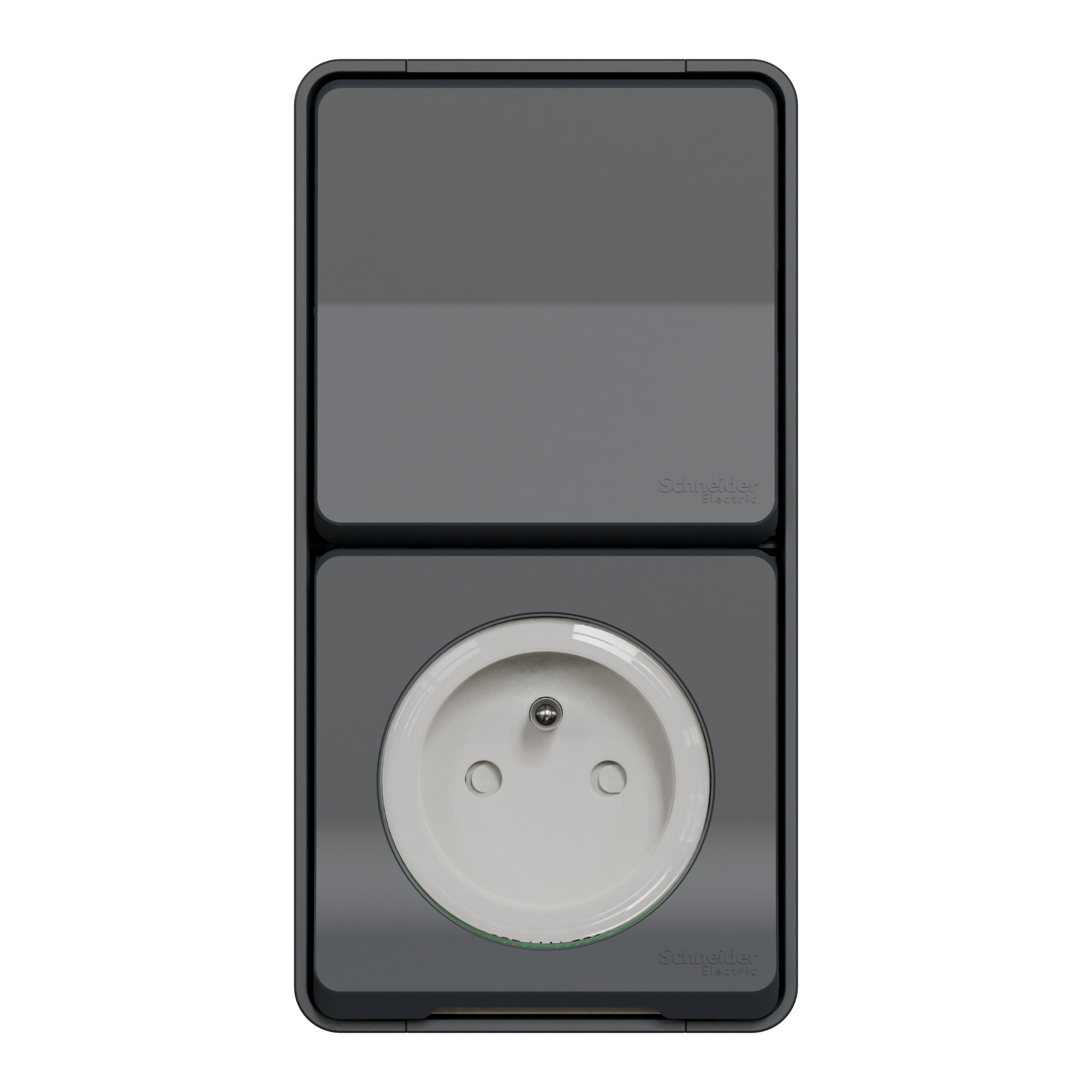 Prise de courant et interrupteur va et vient MUREVA - SCHNEIDER - 5