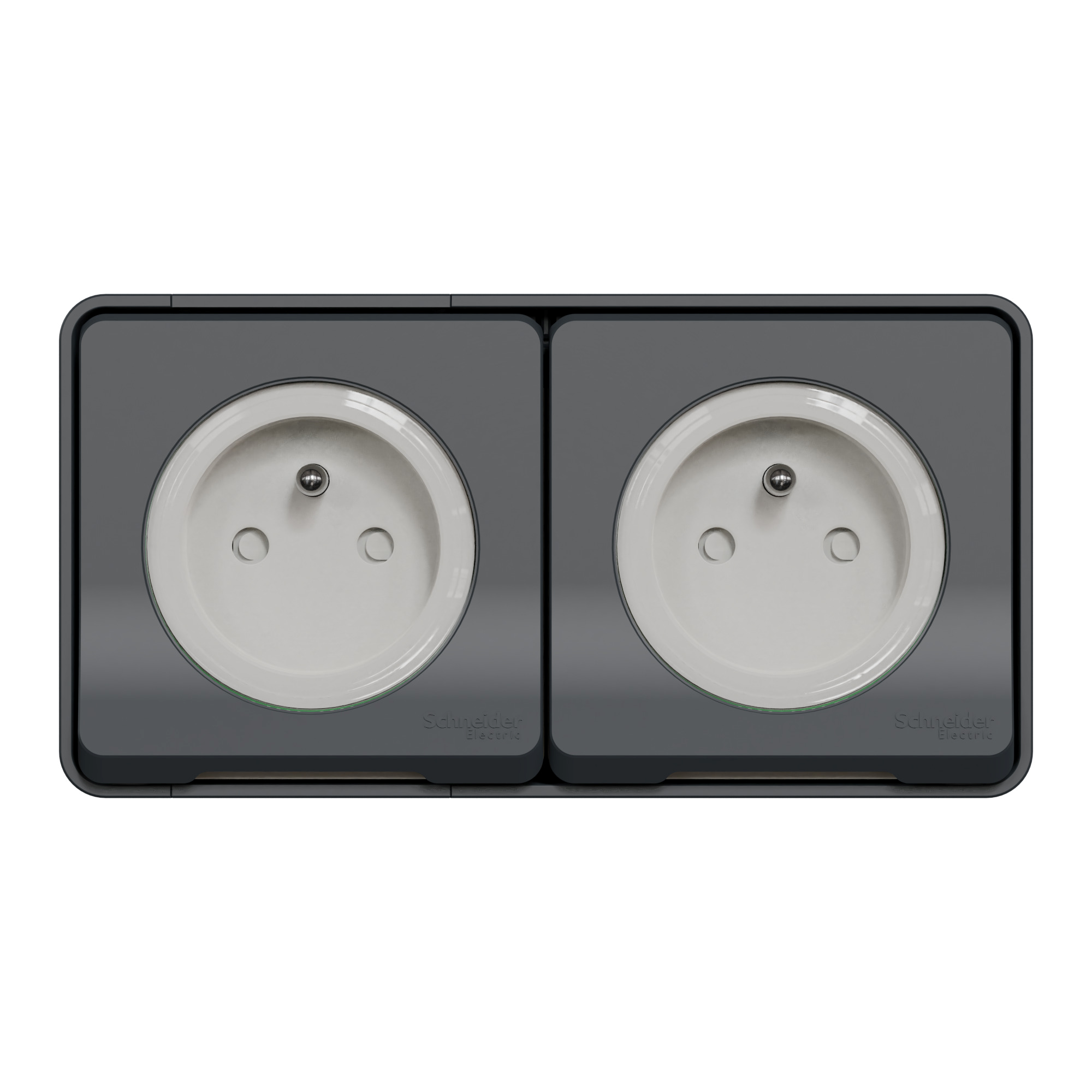 Double prise de courant 2P+T MUREVA - SCHNEIDER ELECTRIC - 5