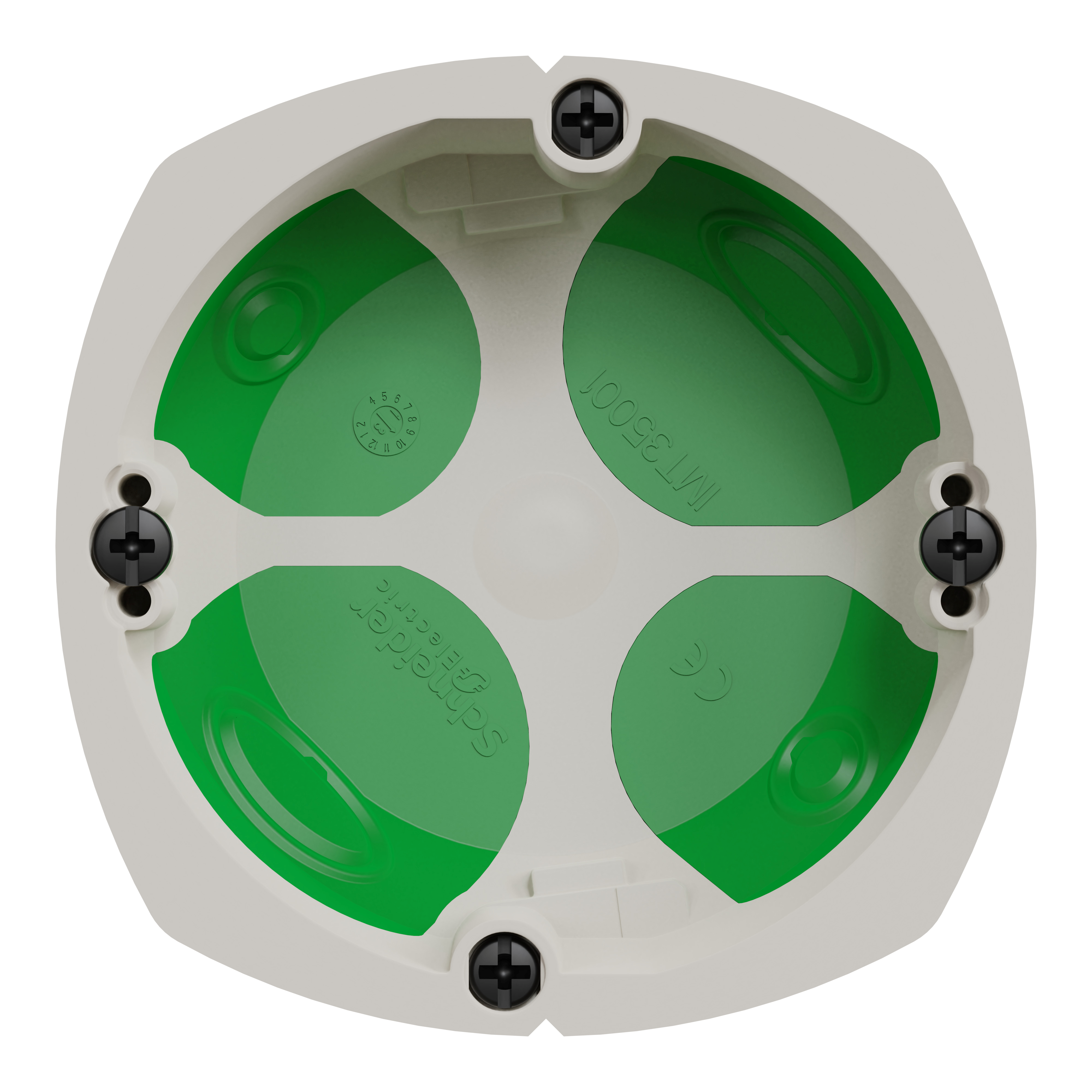 Lot 22 boîtes d'encastrement étanches D67xP40mm Multifix Air, SCHNEIDER ELECTRIC - 2