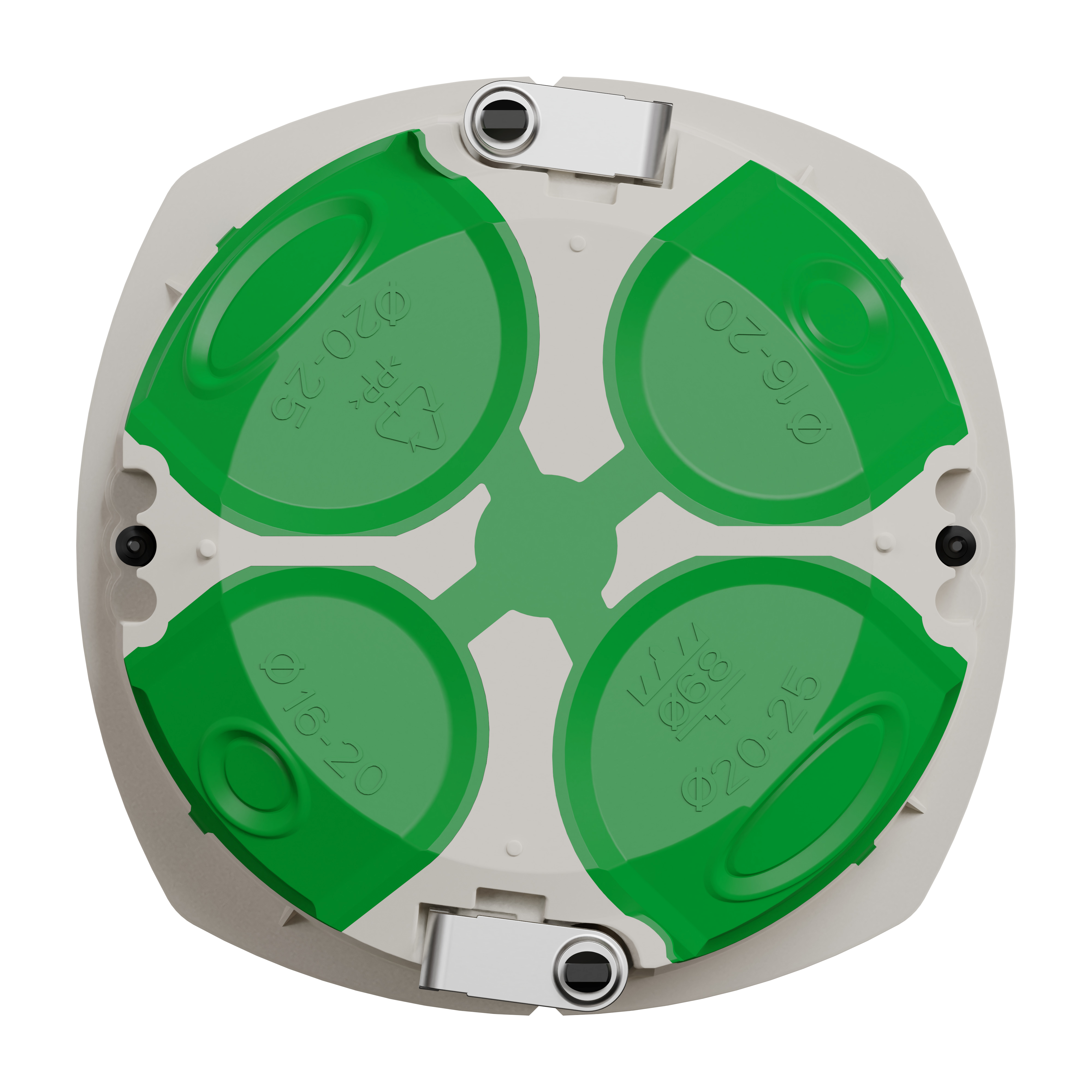 Lot 22 boîtes d'encastrement étanches D67xP40mm Multifix Air, SCHNEIDER ELECTRIC - 3