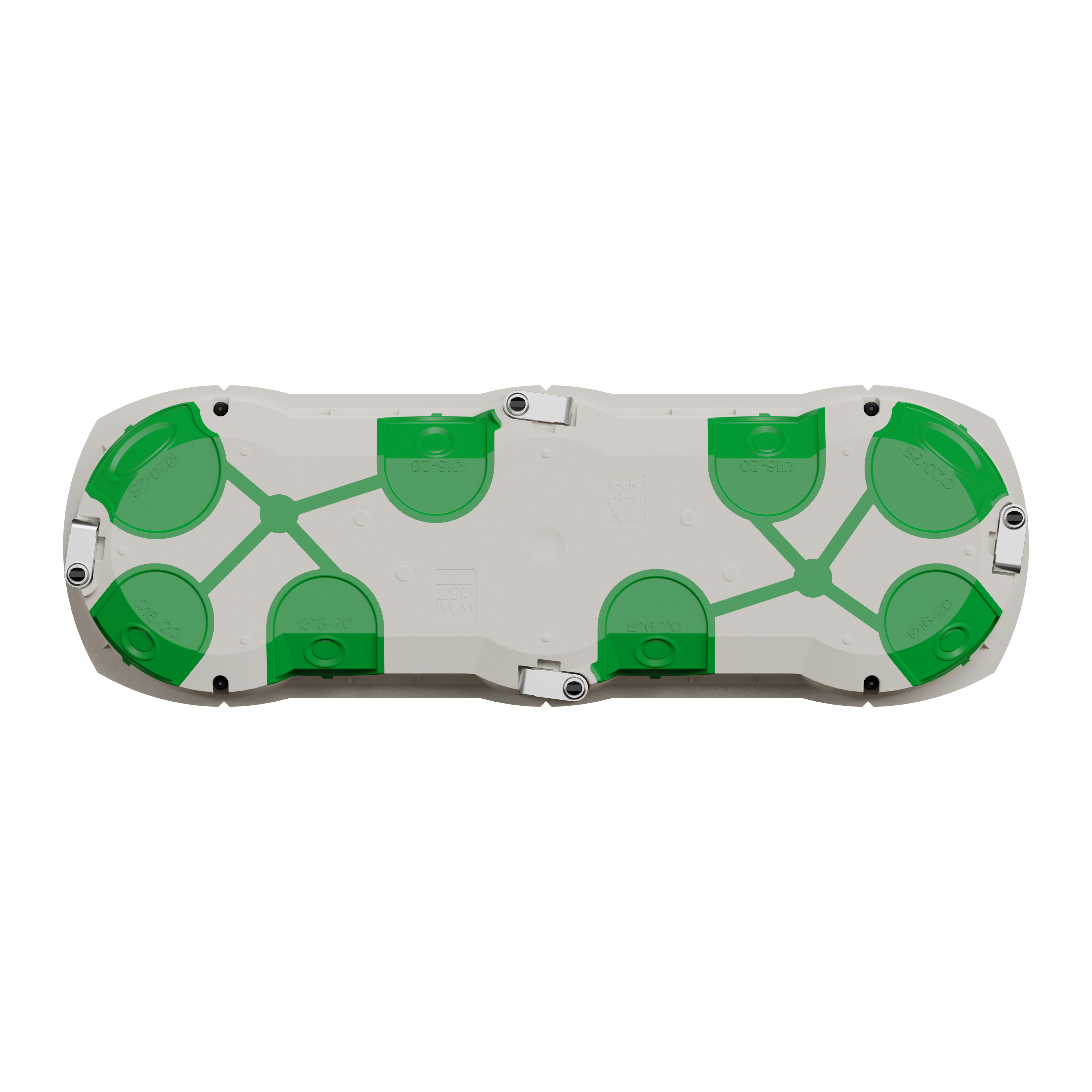 Boîte d'encastrement 3 postes P.39 mm SCHNEIDER ELECTRIC - 2