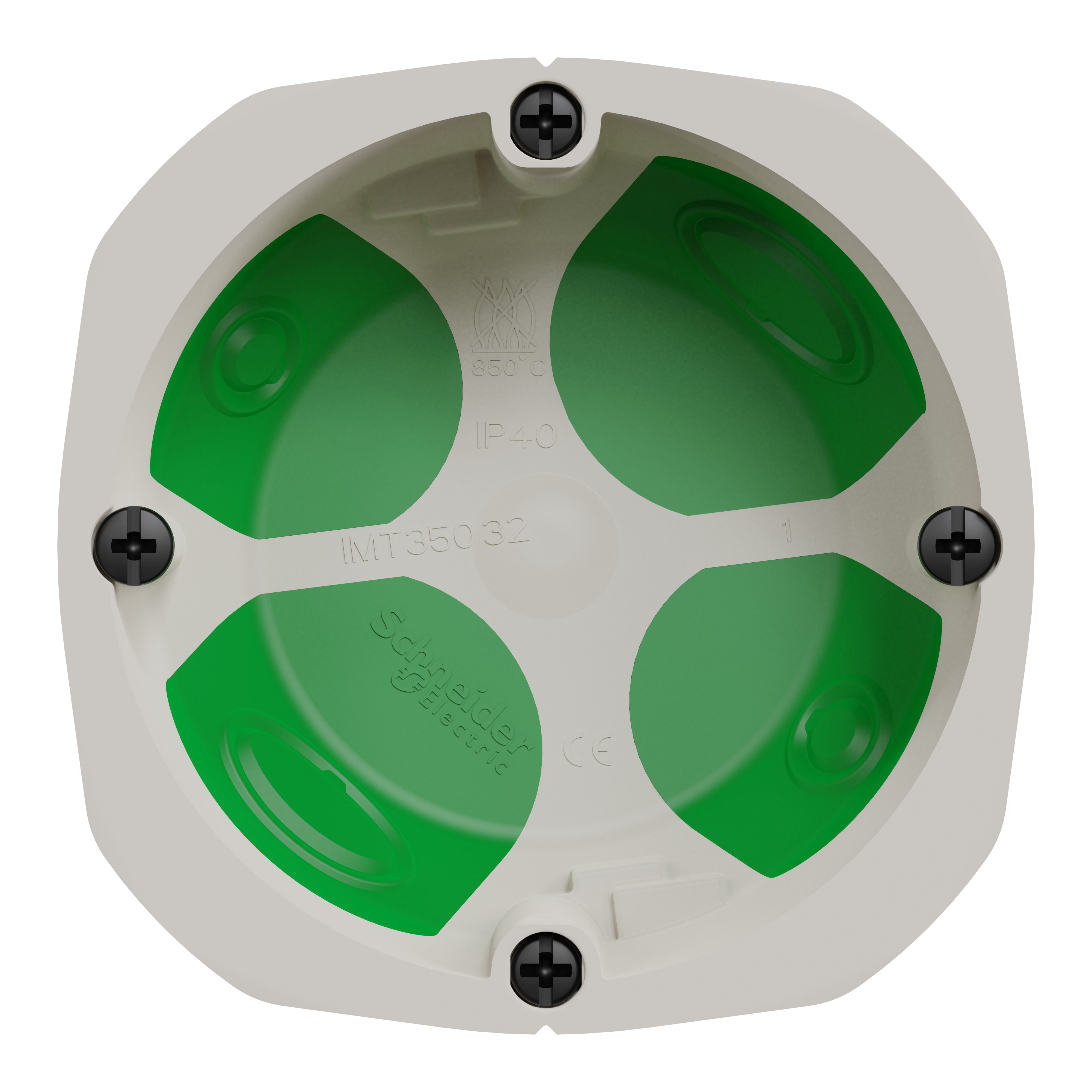 Boîte d'encastrement 1 poste P.47 mm SCHNEIDER ELECTRIC - 4