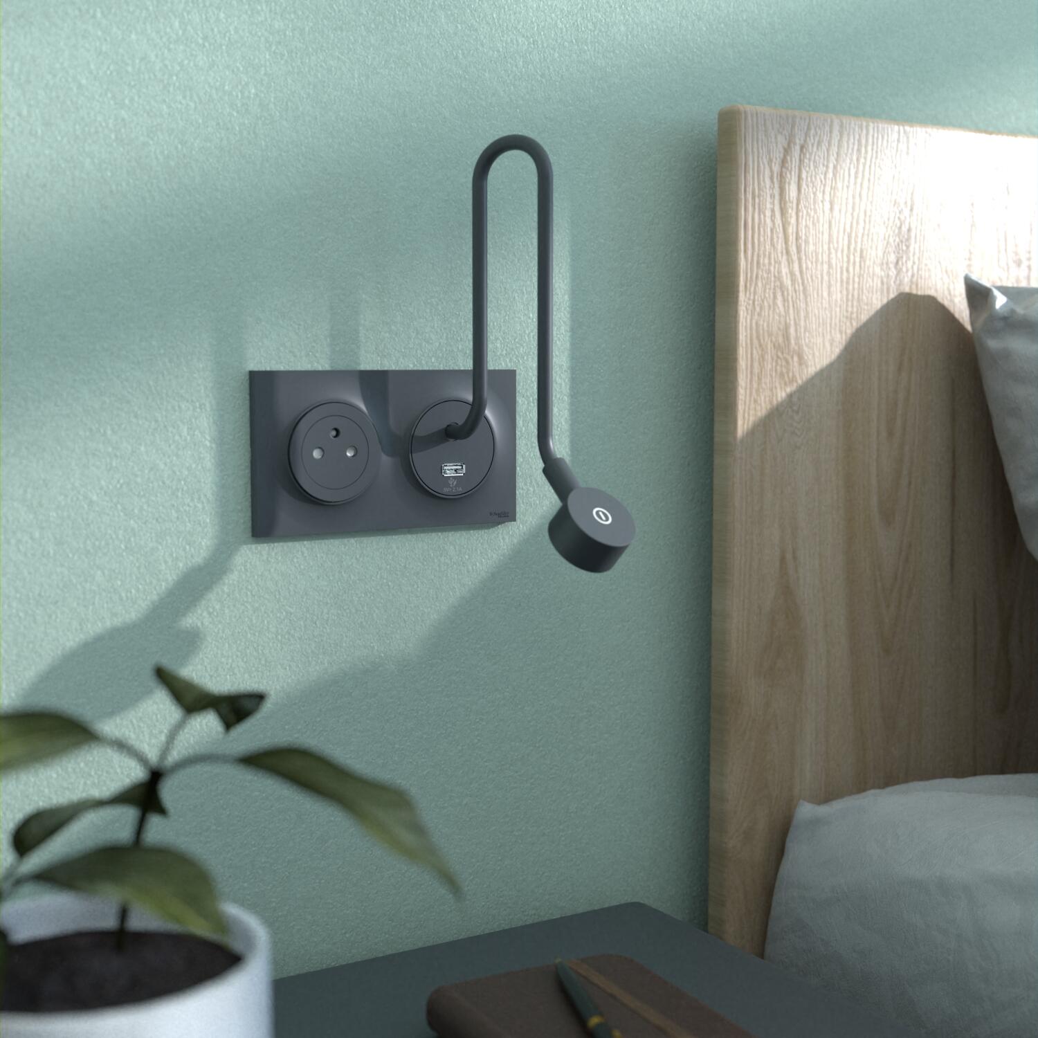 Prise de courant 2P+T affleurante ODACE  - SCHNEIDER ELECTRIC - 3