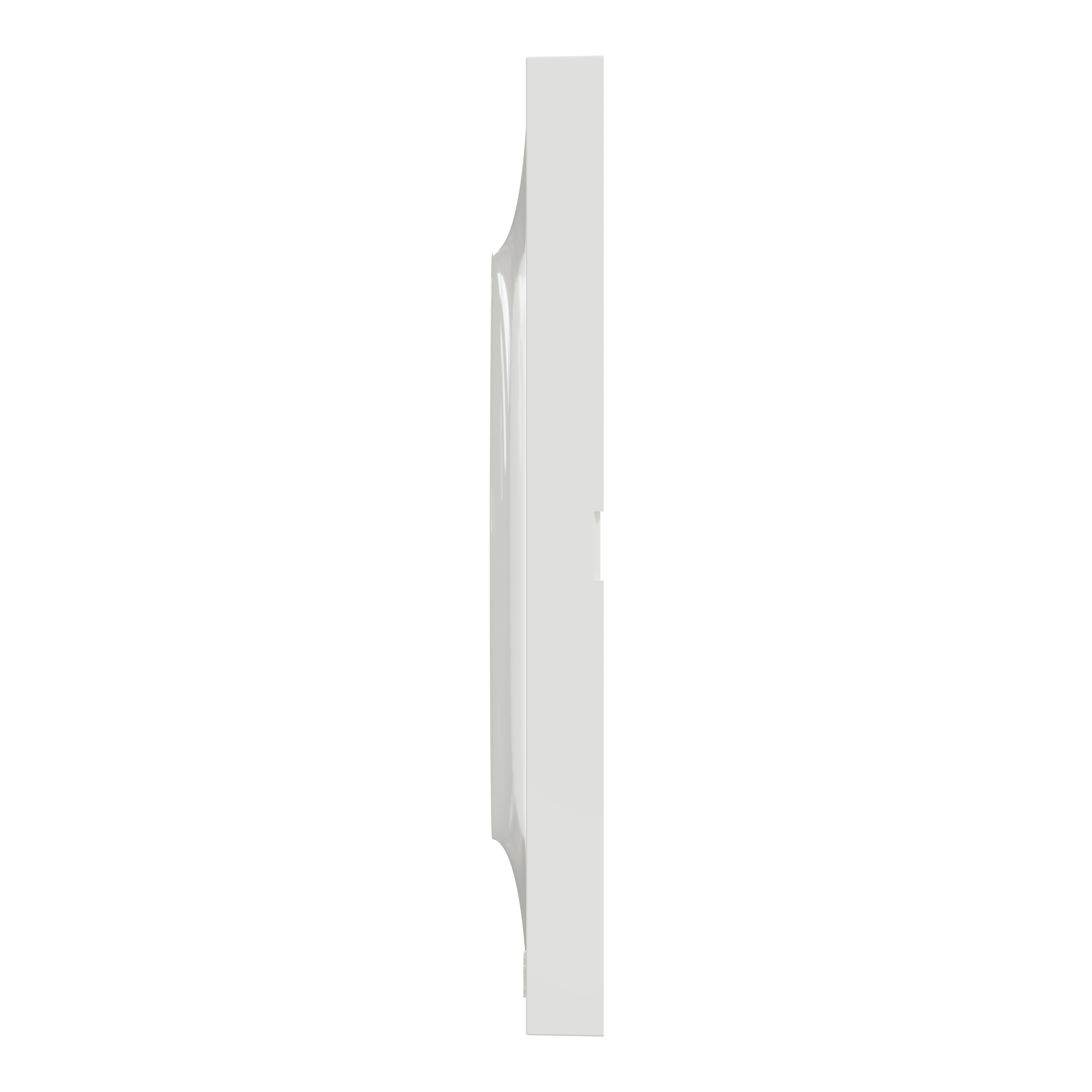 Plaque de finition 4 postes blanche Odace Style - SCHNEIDER ELECTRIC - 6