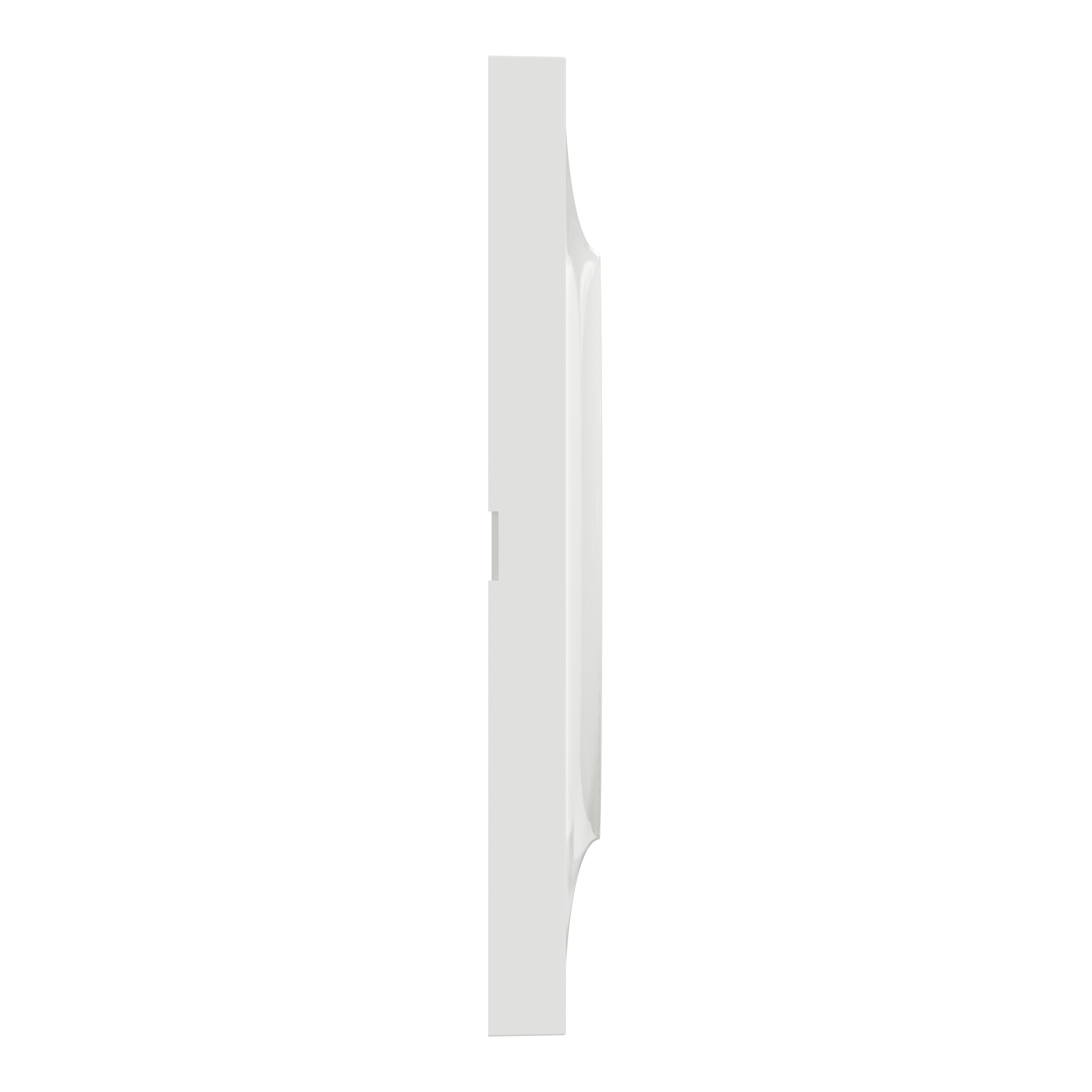 Plaque de finition 4 postes blanche Odace Style - SCHNEIDER ELECTRIC - 5