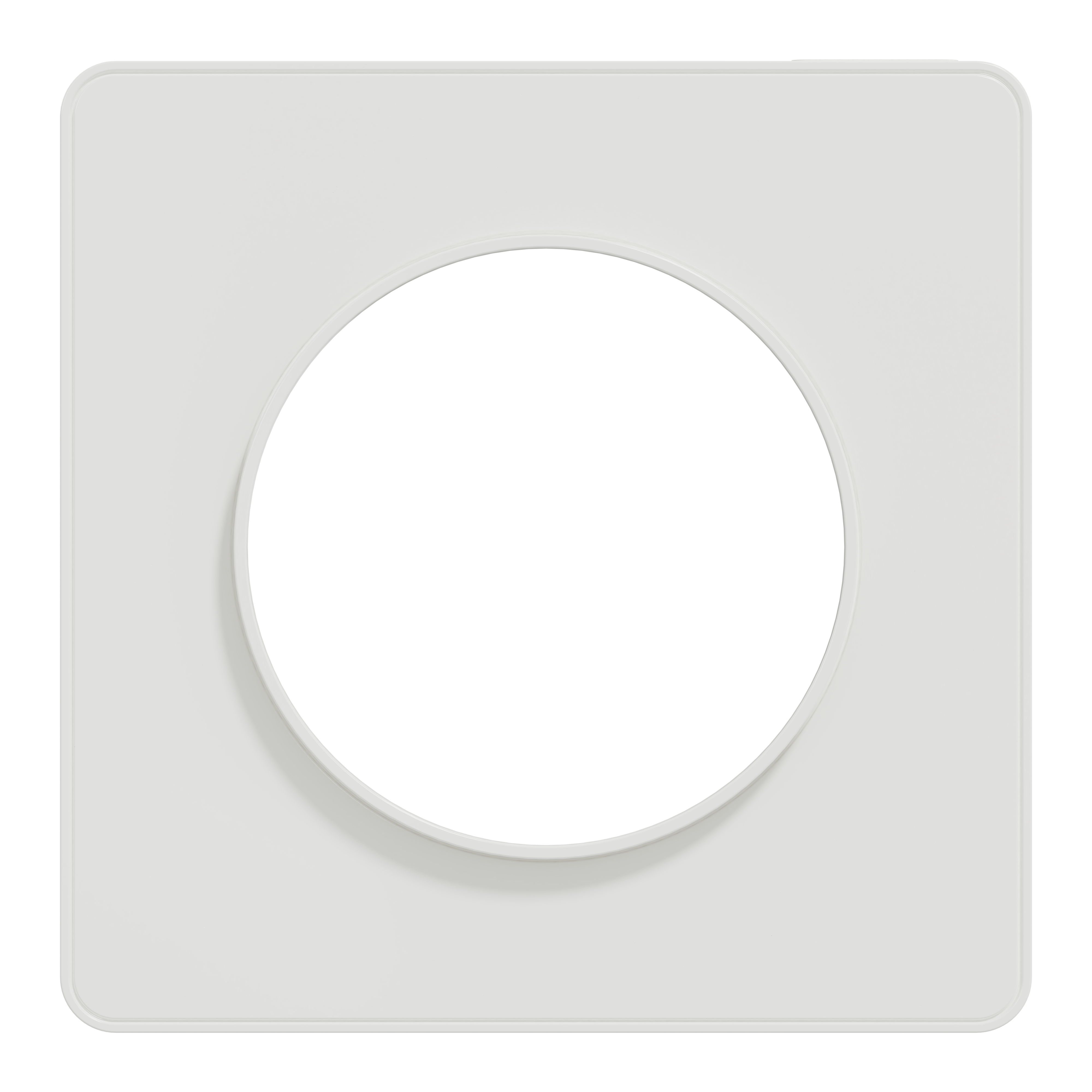 Plaque de finition 1 poste blanche ODACE TOUCH - SCHNEIDER ELECTRIC - 5