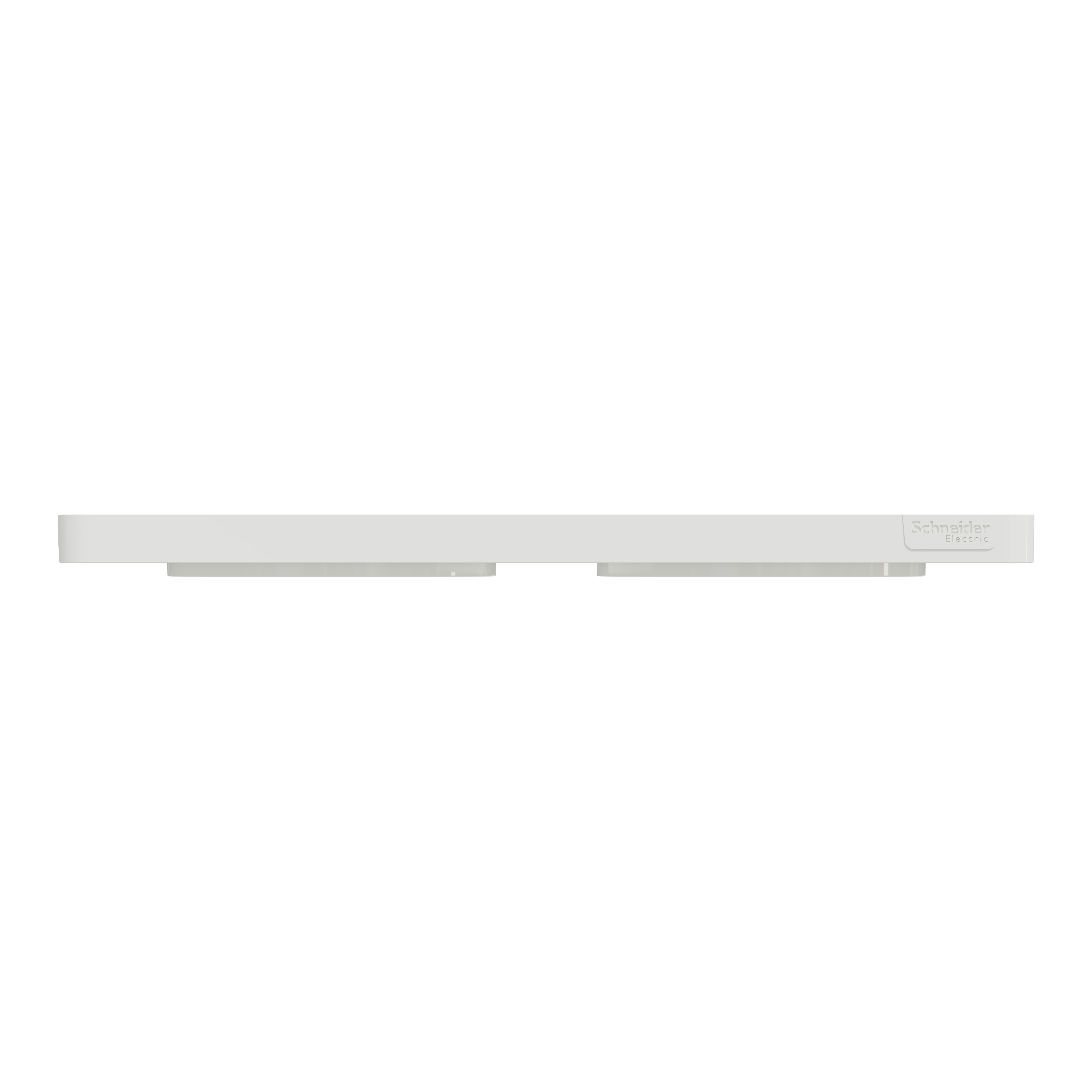 Plaque de finition 2 postes blanche ODACE TOUCH - SCHNEIDER ELECTRIC - 4