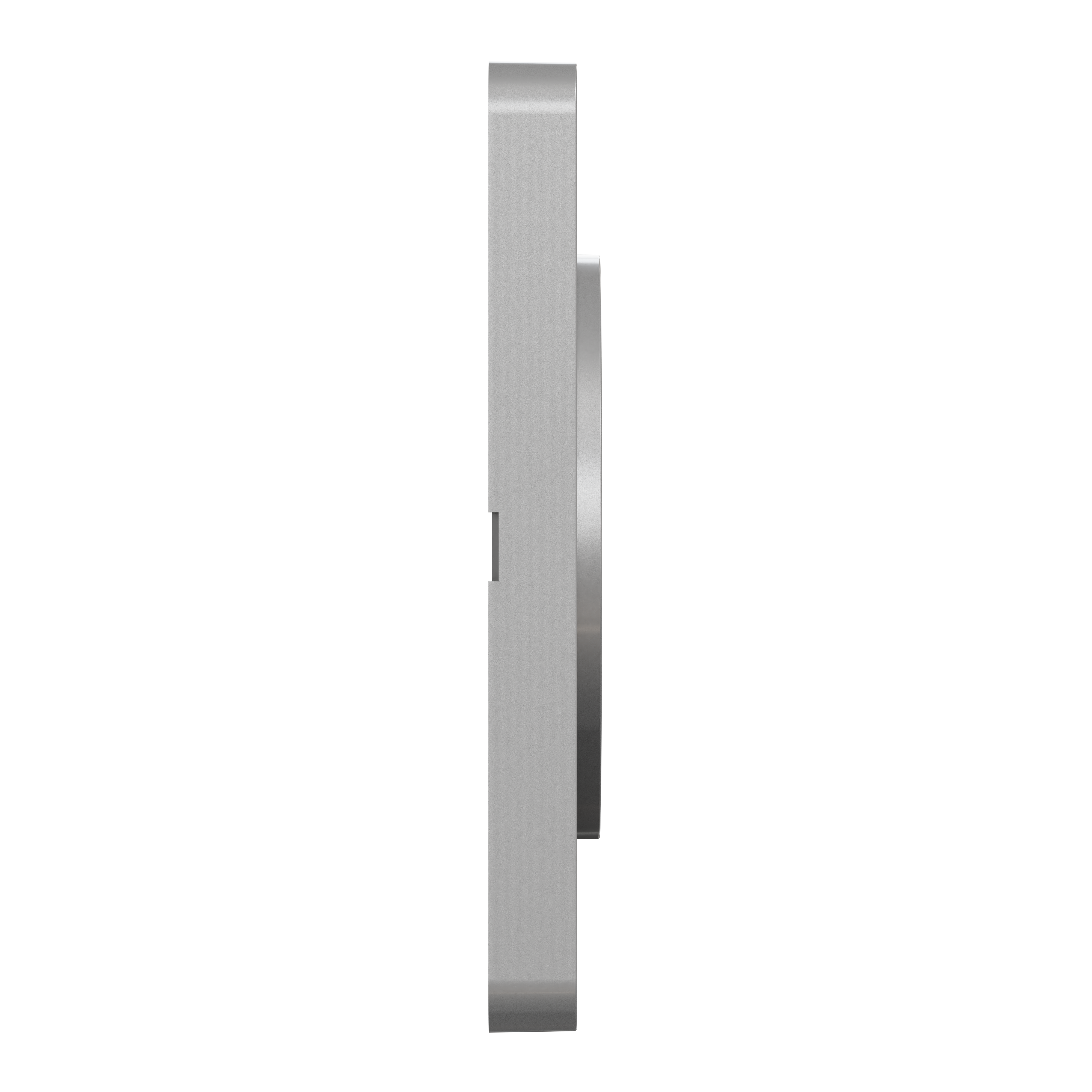 Plaque simple Odace Touch, SCHNEIDER ELECTRIC, aluminium brossé liseré aluminium - 6