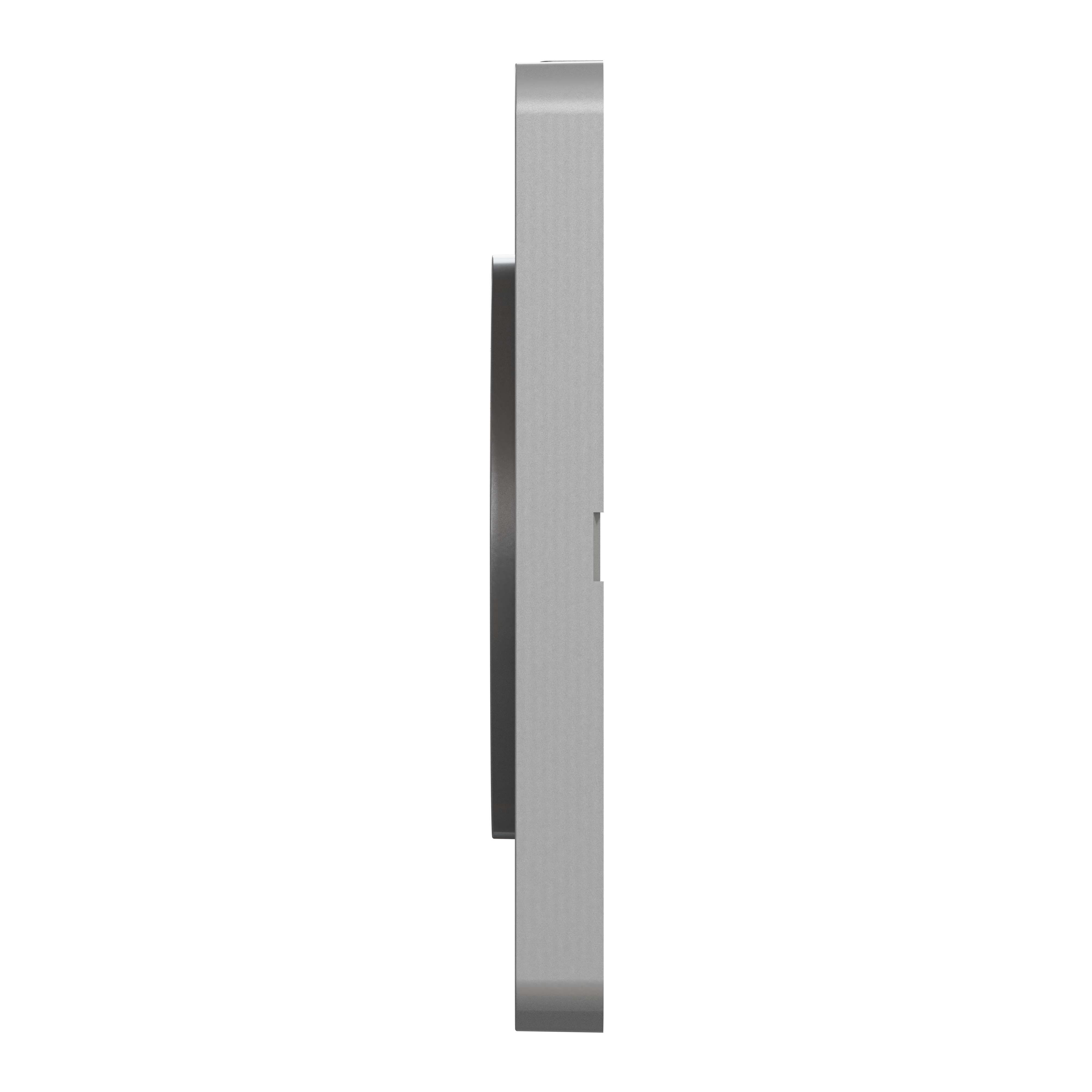 Plaque simple Odace Touch, SCHNEIDER ELECTRIC, aluminium brossé liseré aluminium - 7