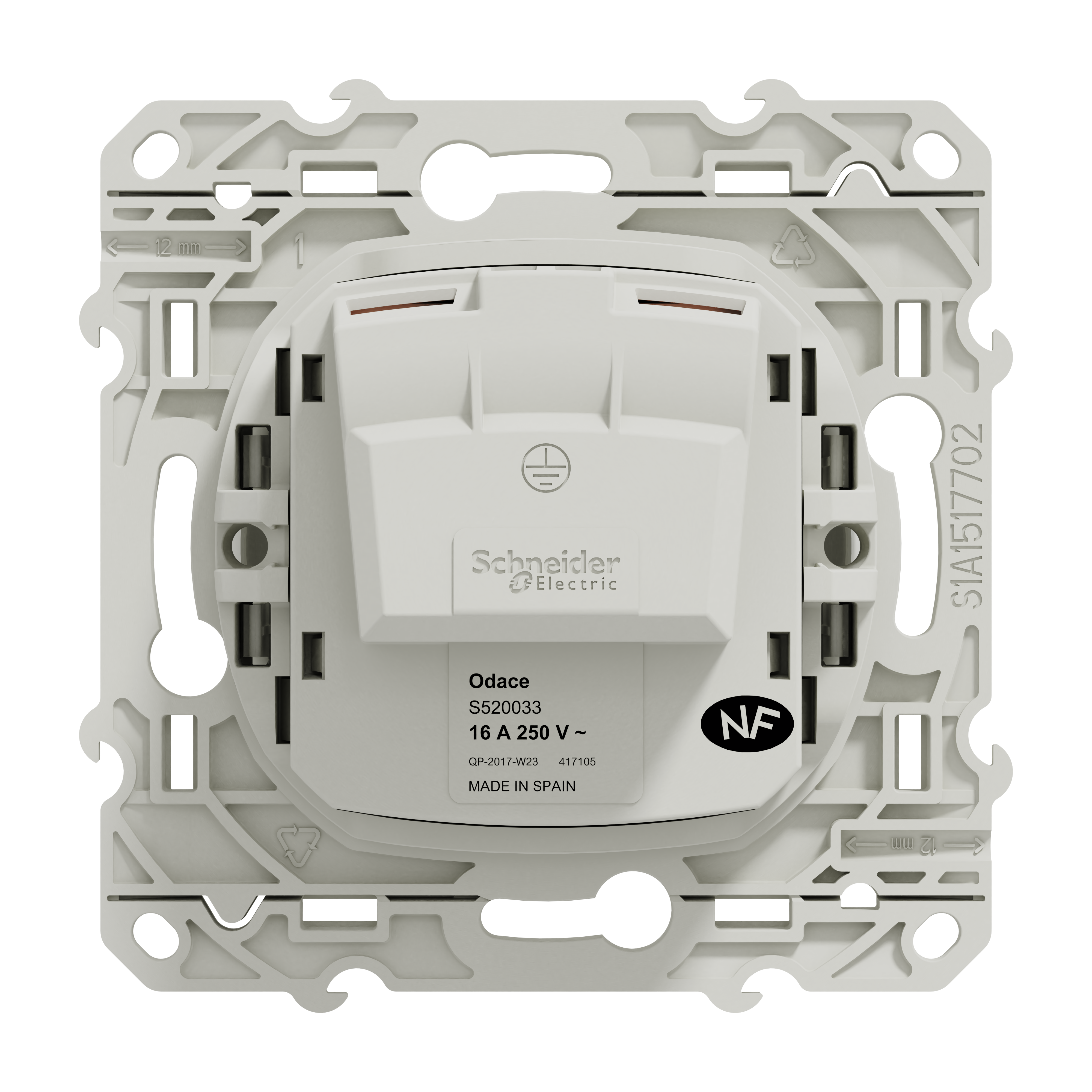Prise de courant 2P ODACE - SCHNEIDER ELECTRIC - 7