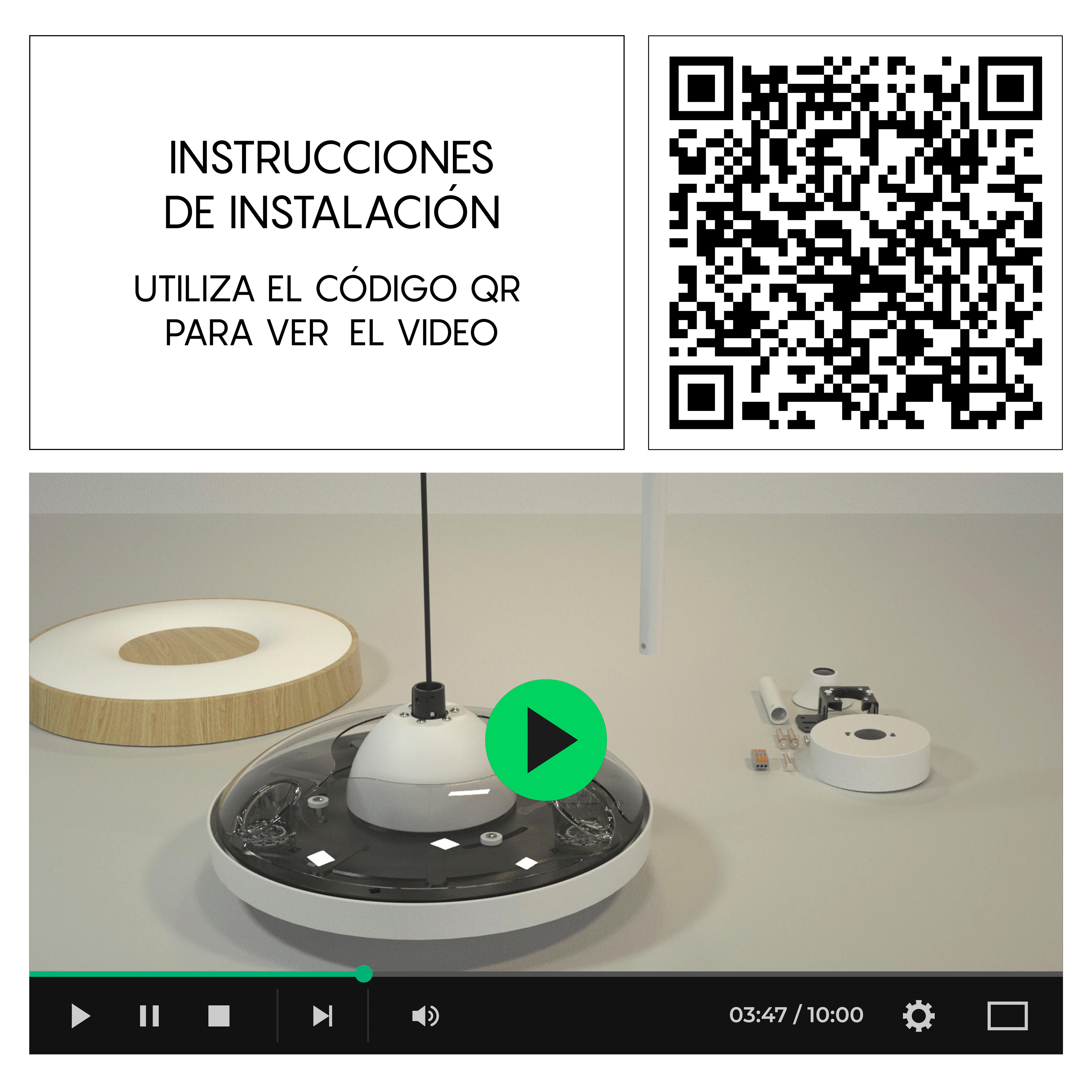 Ventilador de techo con luz silencioso DC 30W con mando ø106.2 cm Coin MANTRA marrón luz CCT 3 aspas retráctiles tipo lámpara| 8 velocidades| modo verano/invierno| brisa| recomendado de 13 a 20m² - 14