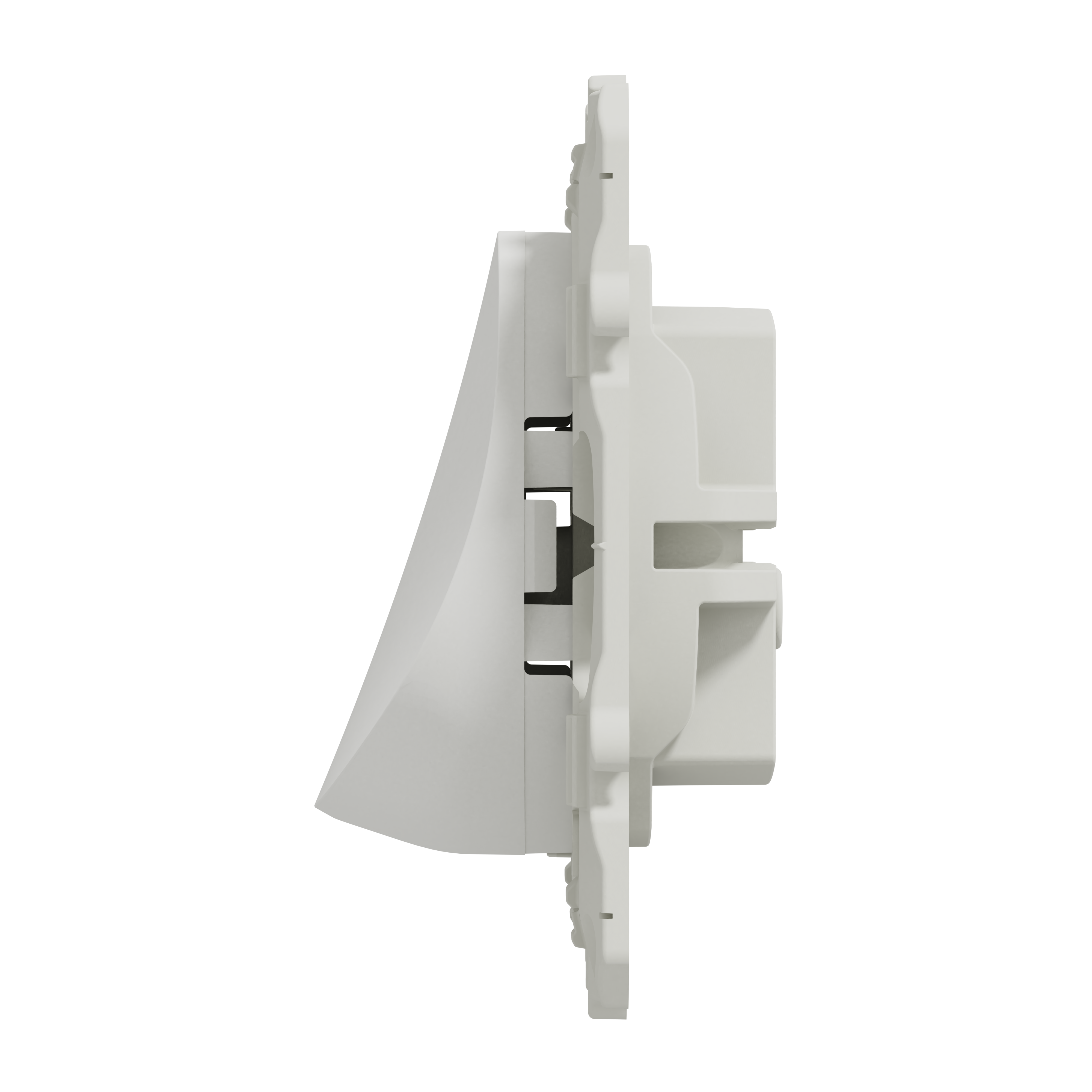 Sortie de câble à assembler Odace, SCHNEIDER ELECTRIC, blanc - 4