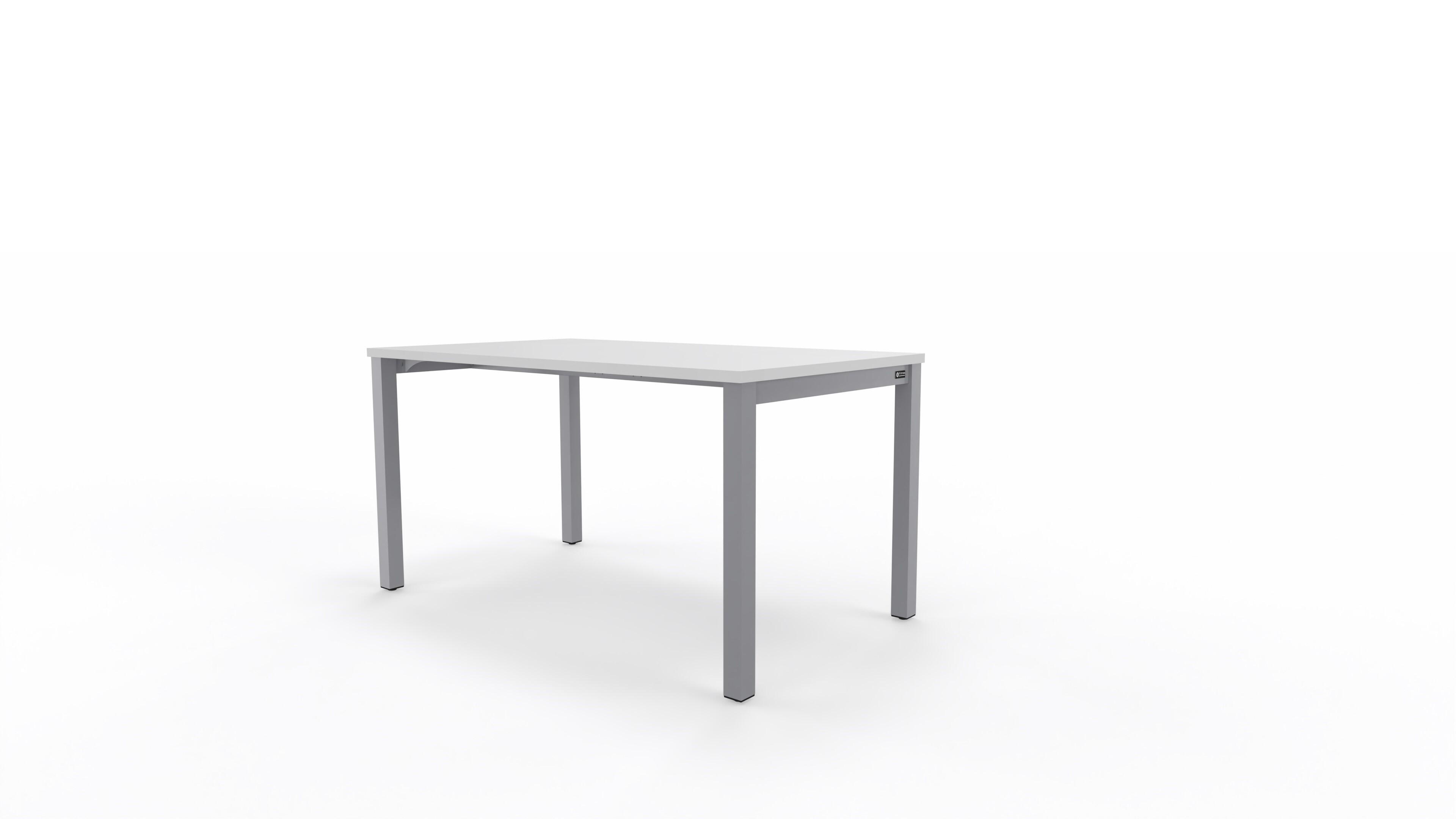 Mesa de escritorio de melamina nova plus blanco de 74x100x60cm