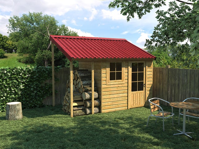 Bitume renforcé de fibres rouge intense x L.1 m ONDULINE