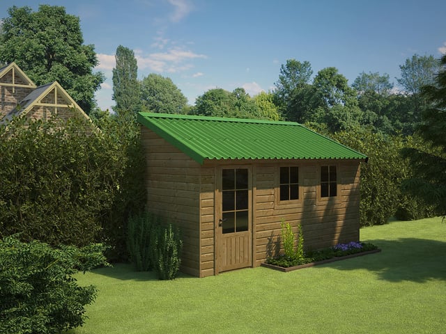 Plaque bitumée vert  Easyfix ONDULINE l.0.81 x L.1 m